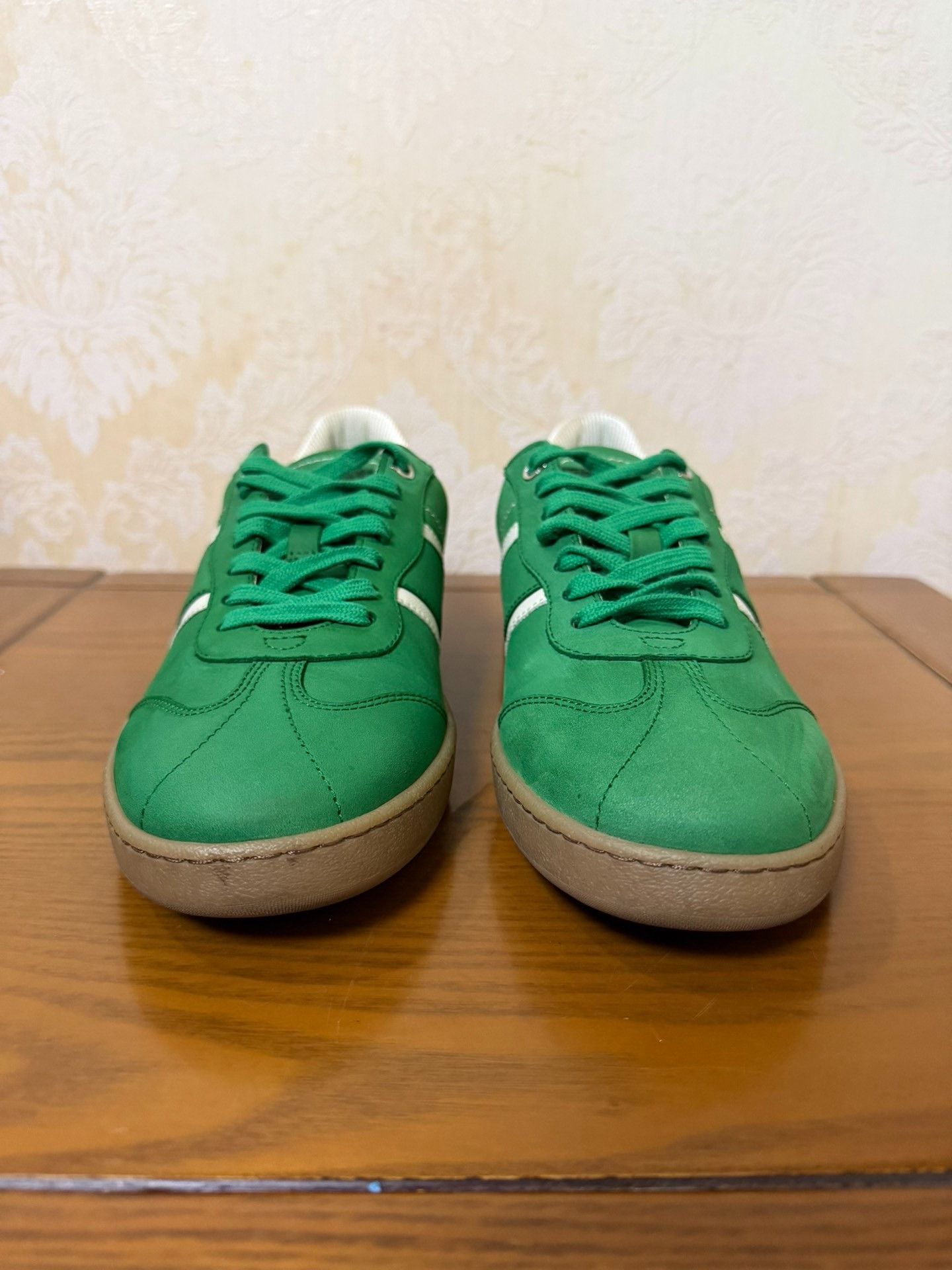 Salvatore Ferragamo Salvatore Ferragamo Green Lowtop Sneakers 7.5 Men Size US 7.5 / EU 40-41 - 2 Thumbnail