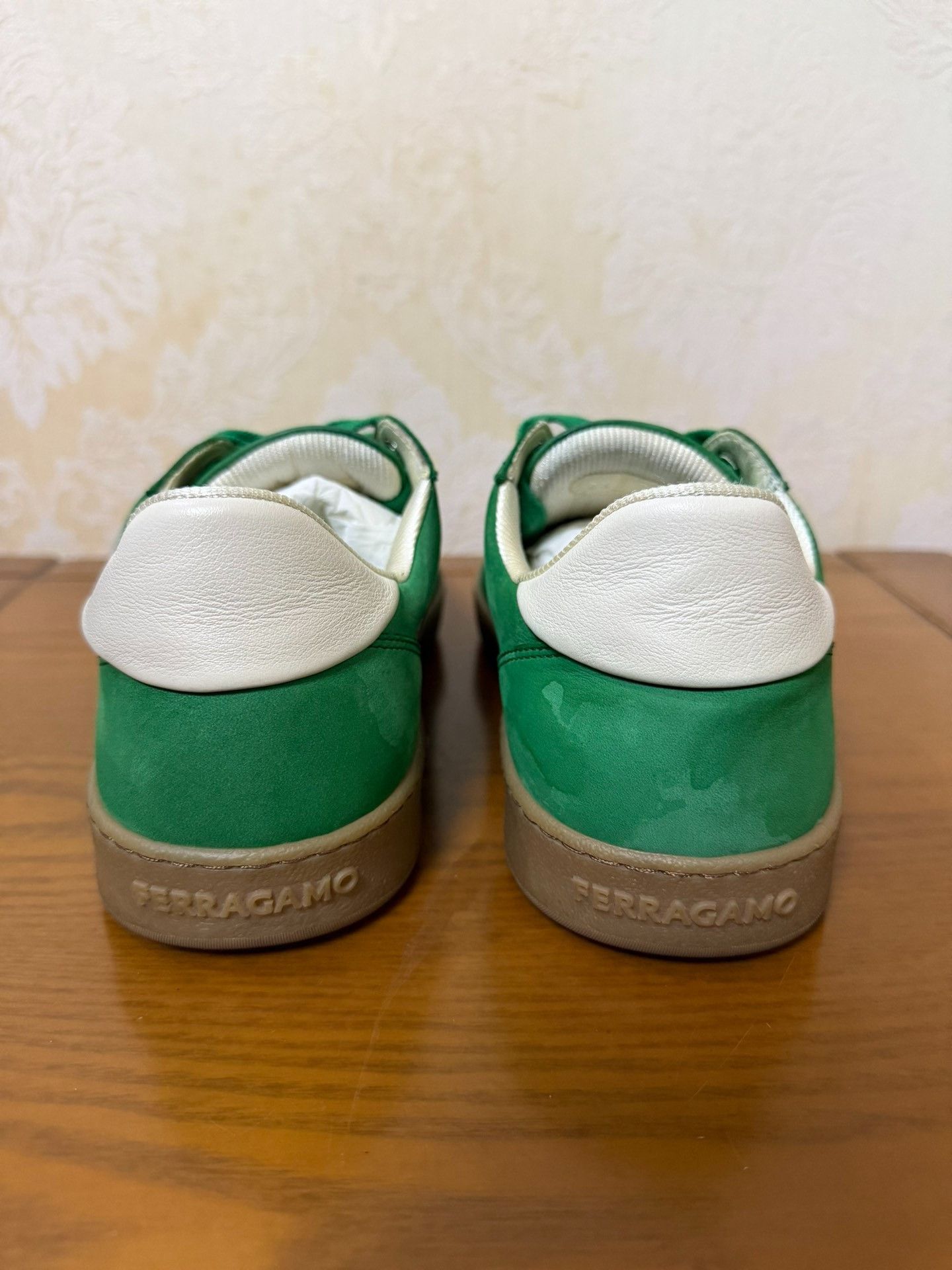 Salvatore Ferragamo Salvatore Ferragamo Green Lowtop Sneakers 7.5 Men Size US 7.5 / EU 40-41 - 6 Thumbnail
