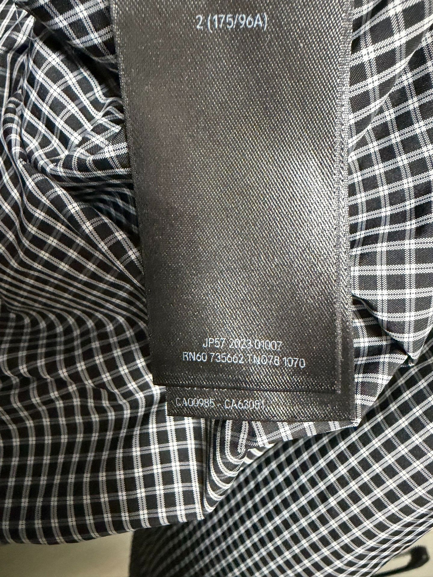Balenciaga Balenciaga Plaid Cotton Black Heavy Coat m Men Size US M / EU 48-50 / 2 - 5 Thumbnail