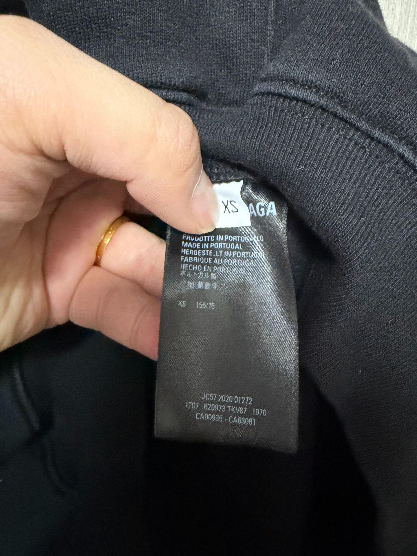 Balenciaga Balenciaga Black Hoodie XS Men Size US XS / EU 42 / 0 - 4 Thumbnail