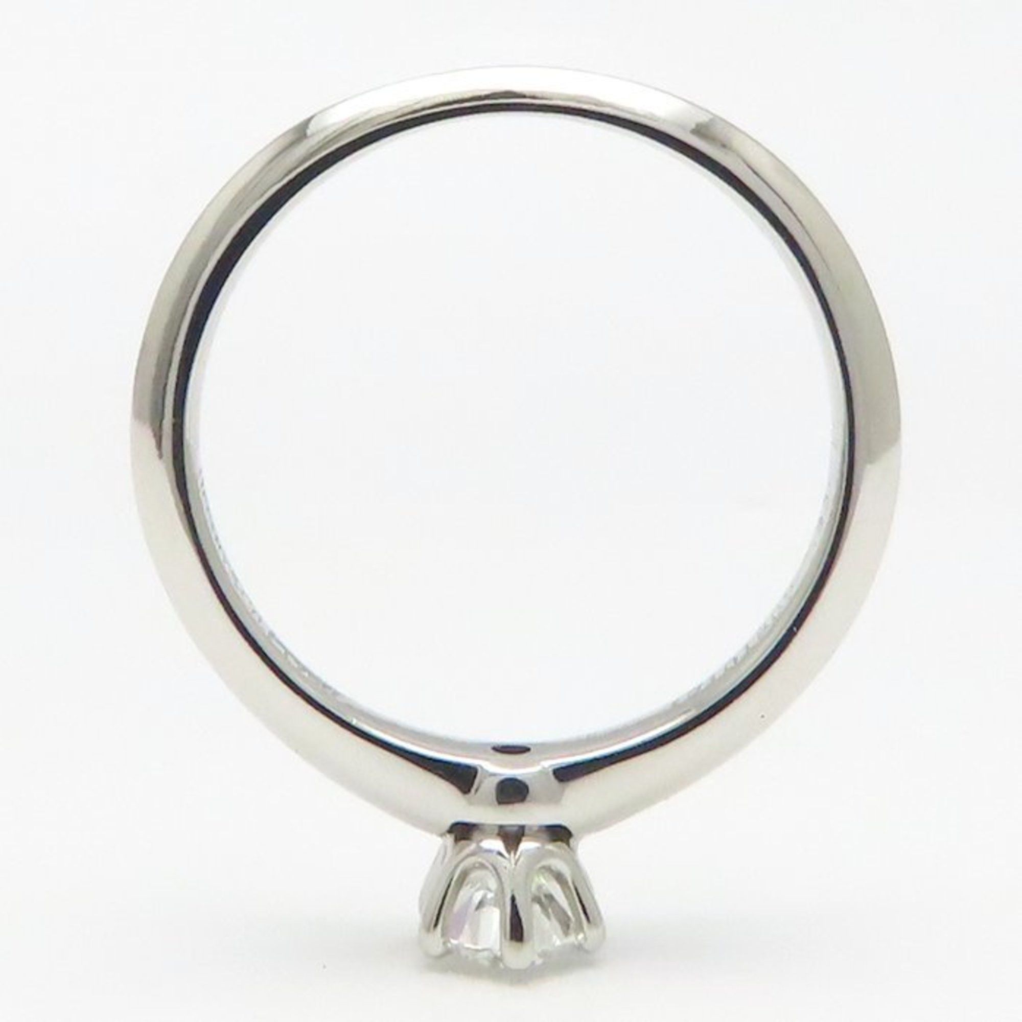 Tiffany & Co. TIFFANY&Co. Tiffany Solitaire Ring, Single Diamond 0.33ct H.VVS2, Pt950, Women's, Item No. 295295 Size ONE SIZE - 12 Thumbnail