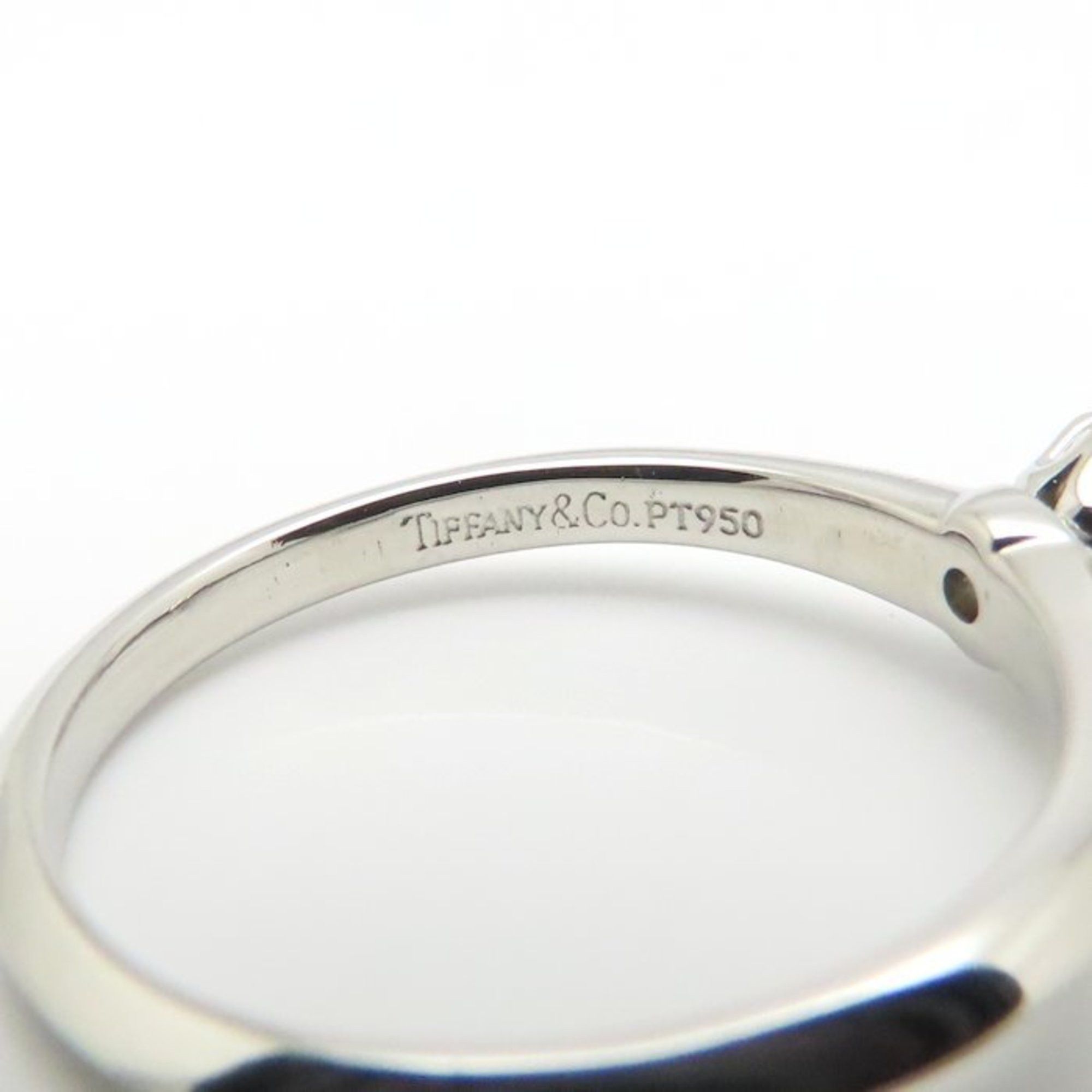 Tiffany & Co. TIFFANY&Co. Tiffany Solitaire Ring, Single Diamond 0.33ct H.VVS2, Pt950, Women's, Item No. 295295 Size ONE SIZE - 10 Thumbnail