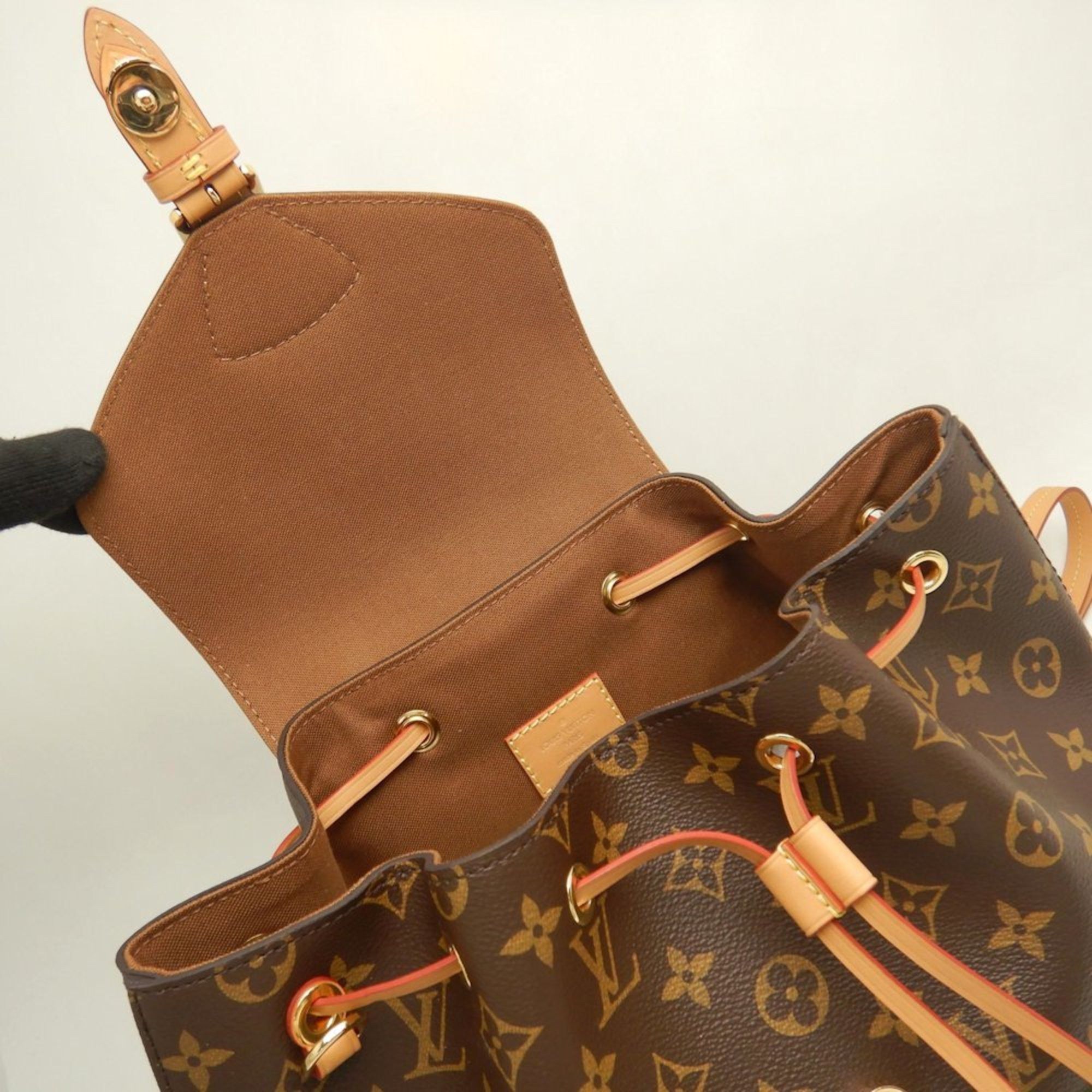 Louis Vuitton Louis Vuitton Monogram Montsouris NMPM M45501 Backpack Brown Women's 253654 Size ONE SIZE - 11 Thumbnail