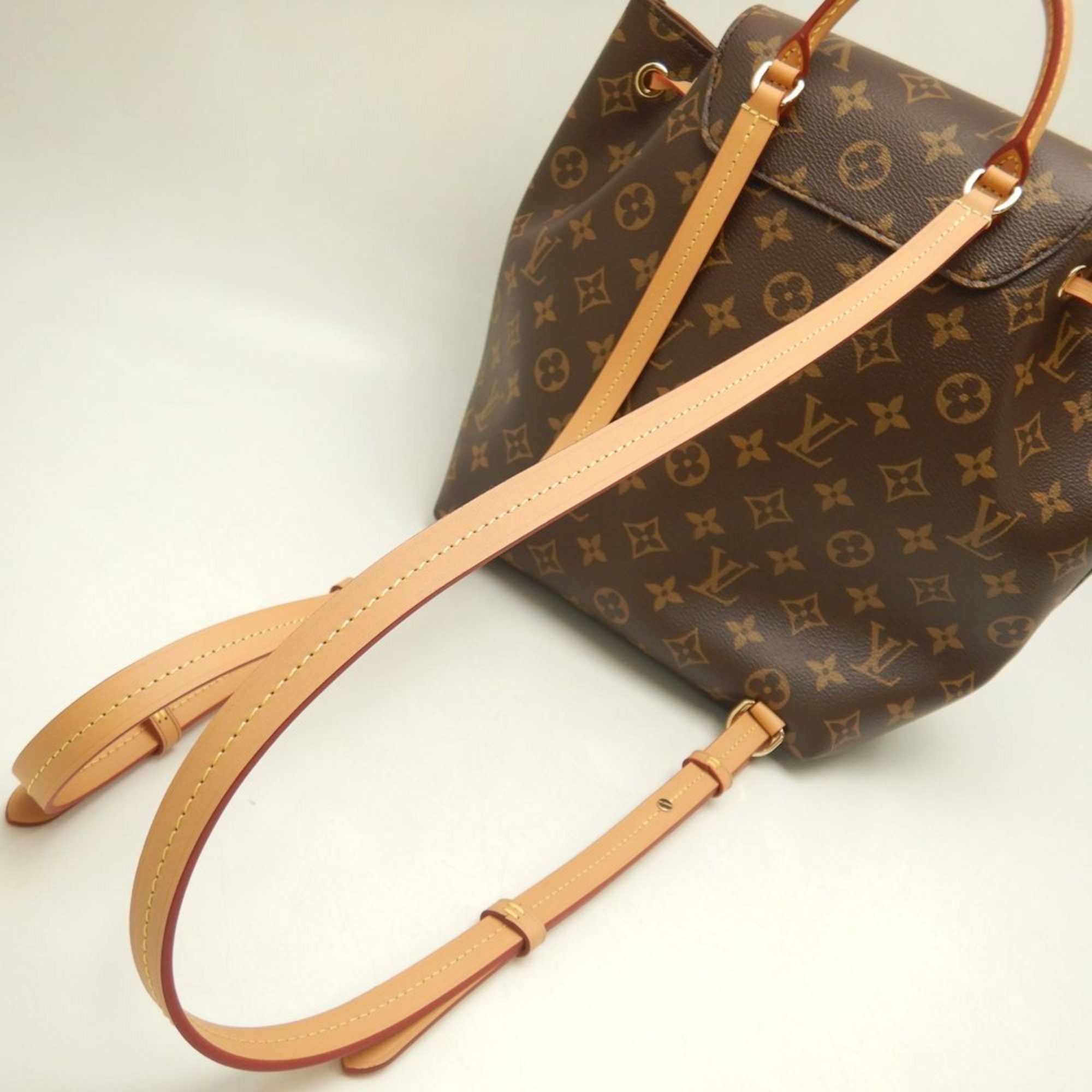 Louis Vuitton Louis Vuitton Monogram Montsouris NMPM M45501 Backpack Brown Women's 253654 Size ONE SIZE - 6 Thumbnail