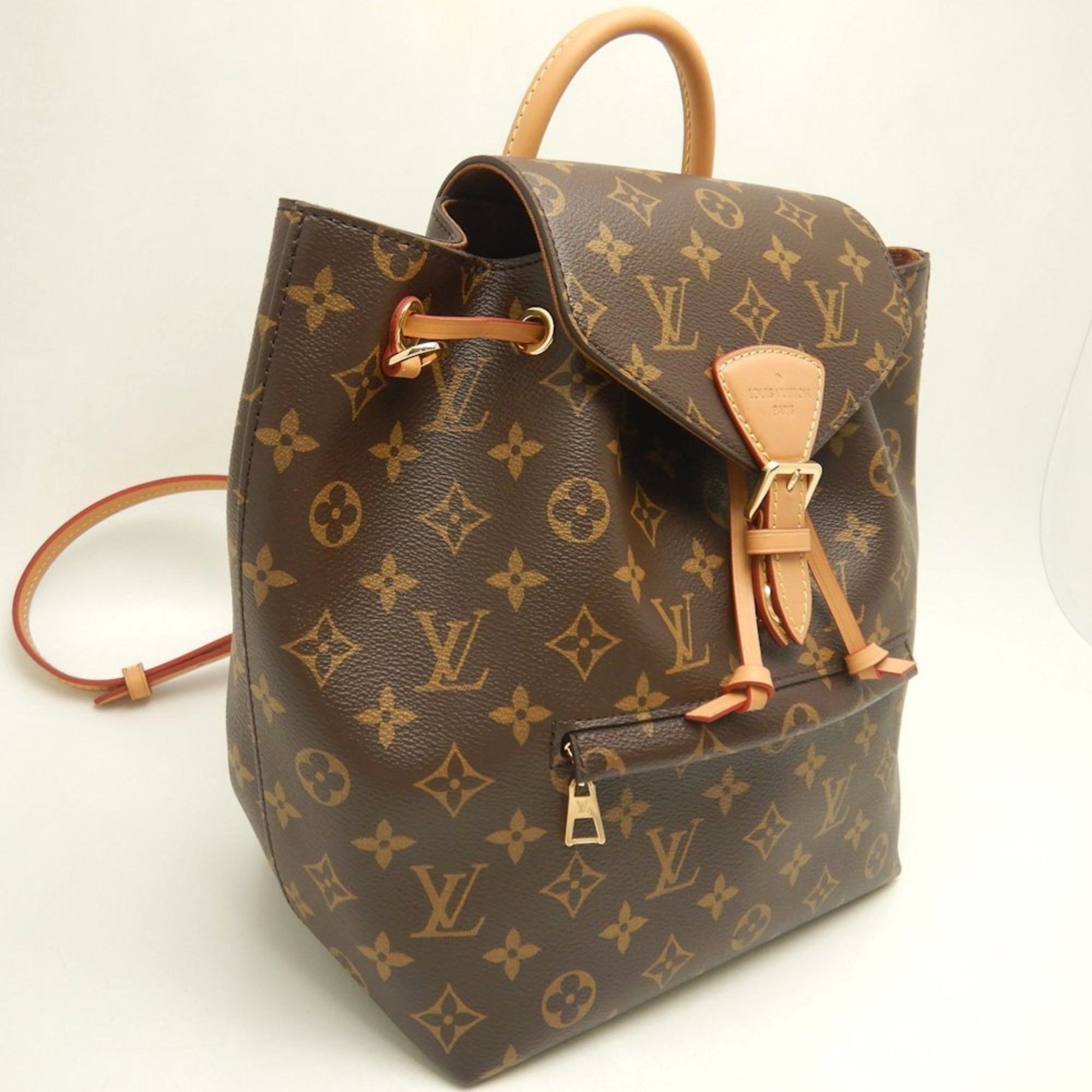 Louis Vuitton Louis Vuitton Monogram Montsouris NMPM M45501 Backpack Brown Women's 253654 Size ONE SIZE - 3 Thumbnail