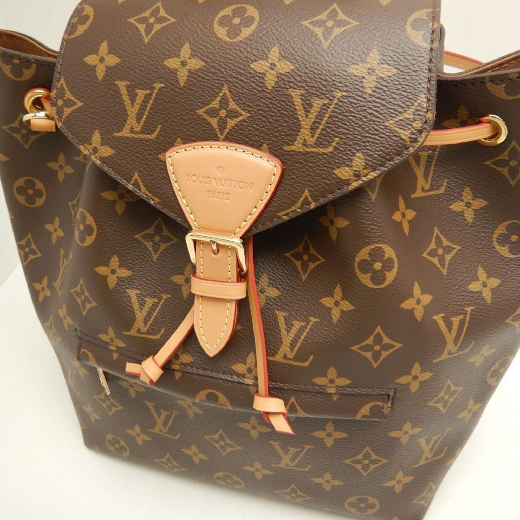 Louis Vuitton Louis Vuitton Monogram Montsouris NMPM M45501 Backpack Brown Women's 253654 Size ONE SIZE - 9 Thumbnail