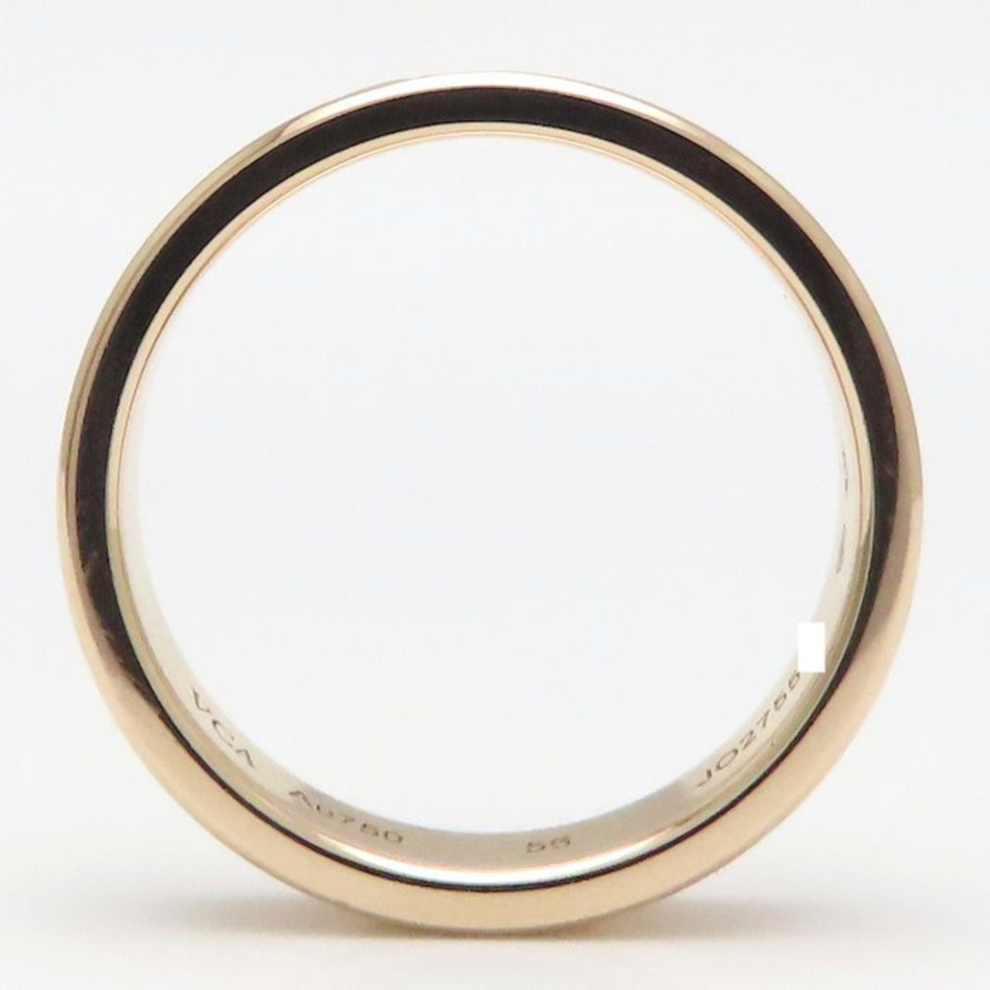 Van Cleef & Arpels Van Cleef & Arpels Toujours Signature Etoile Wedding Ring, Diamond, Size #56, 18K Rose Gold, Women's, VCARP7RE00 295287 Size ONE SIZE - 12 Thumbnail
