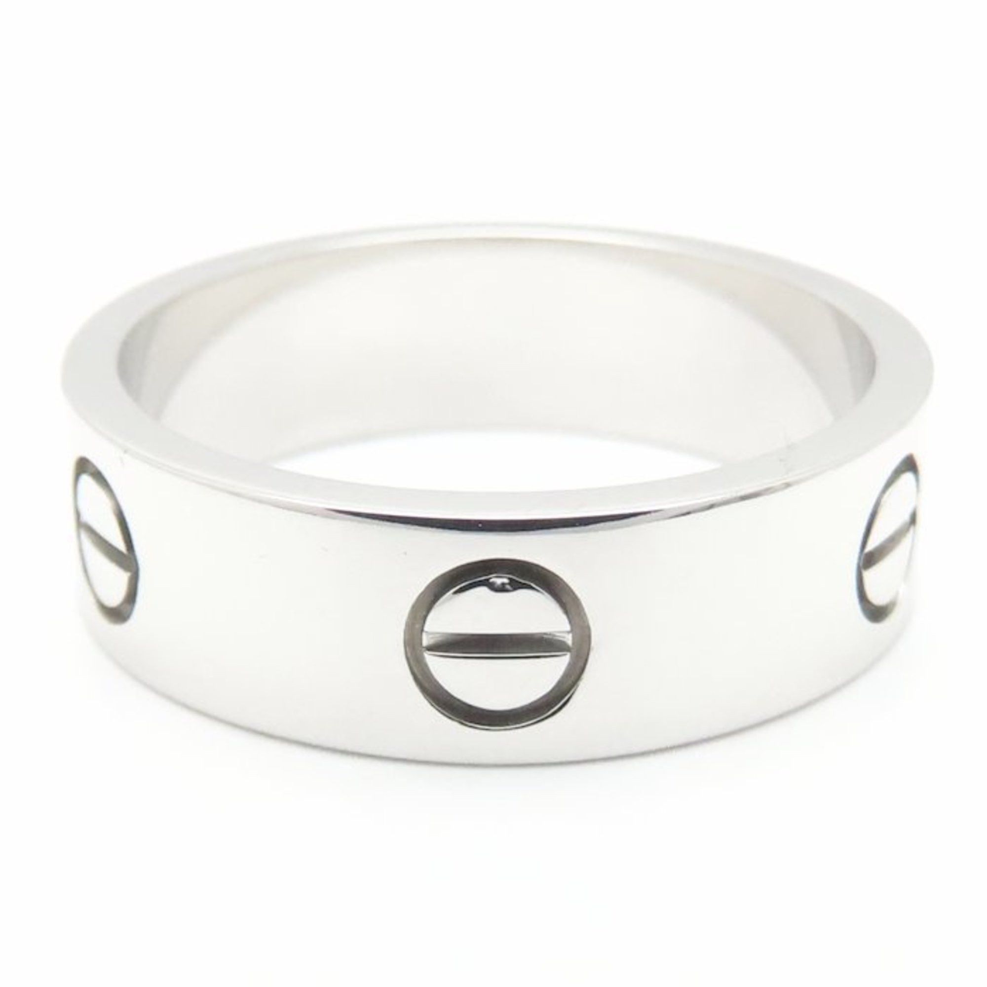 Cartier CARTIER Love Ring, size #59, 18K White Gold, Men's, B4084700 295230 Size ONE SIZE - 4 Thumbnail