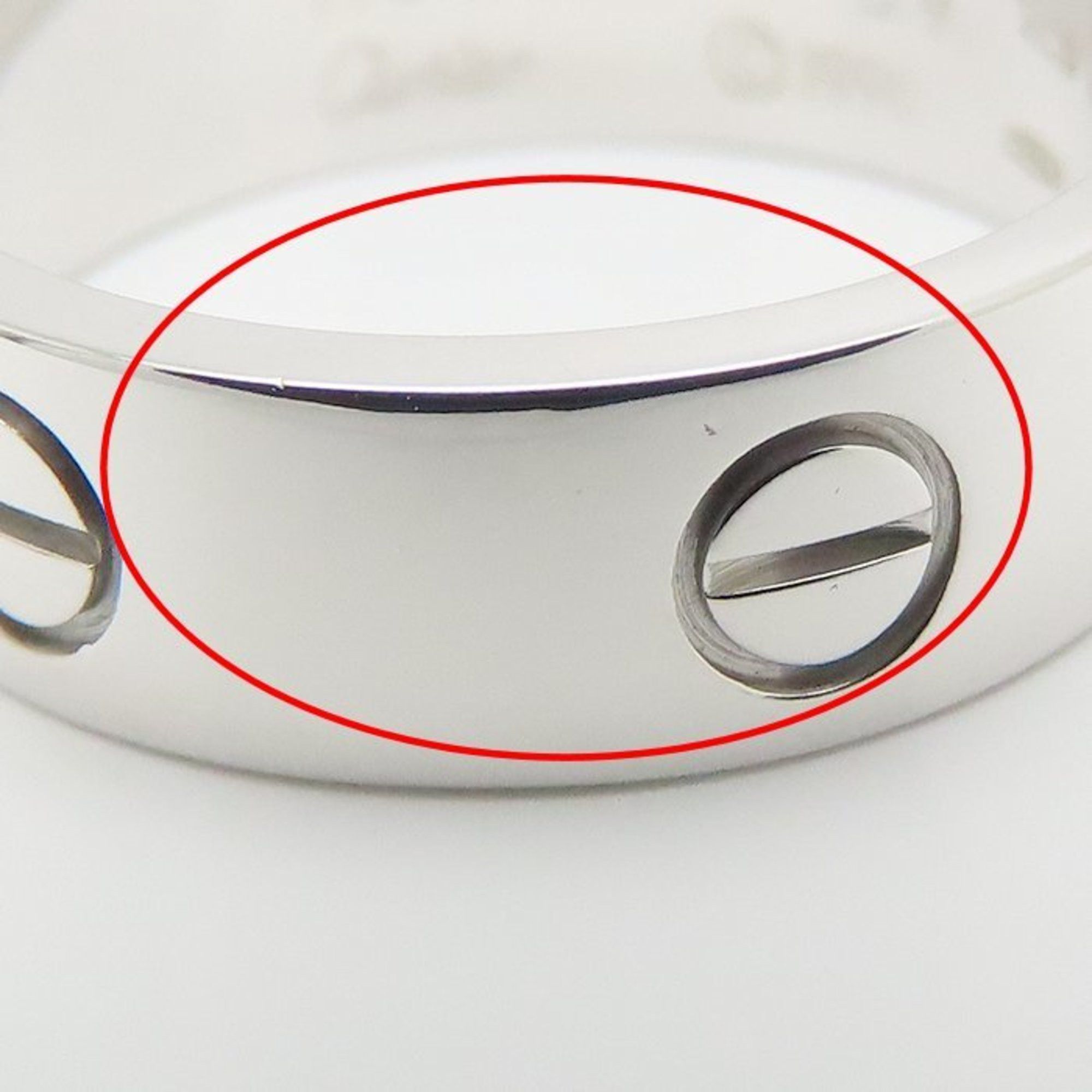 Cartier CARTIER Love Ring, size #59, 18K White Gold, Men's, B4084700 295230 Size ONE SIZE - 11 Thumbnail