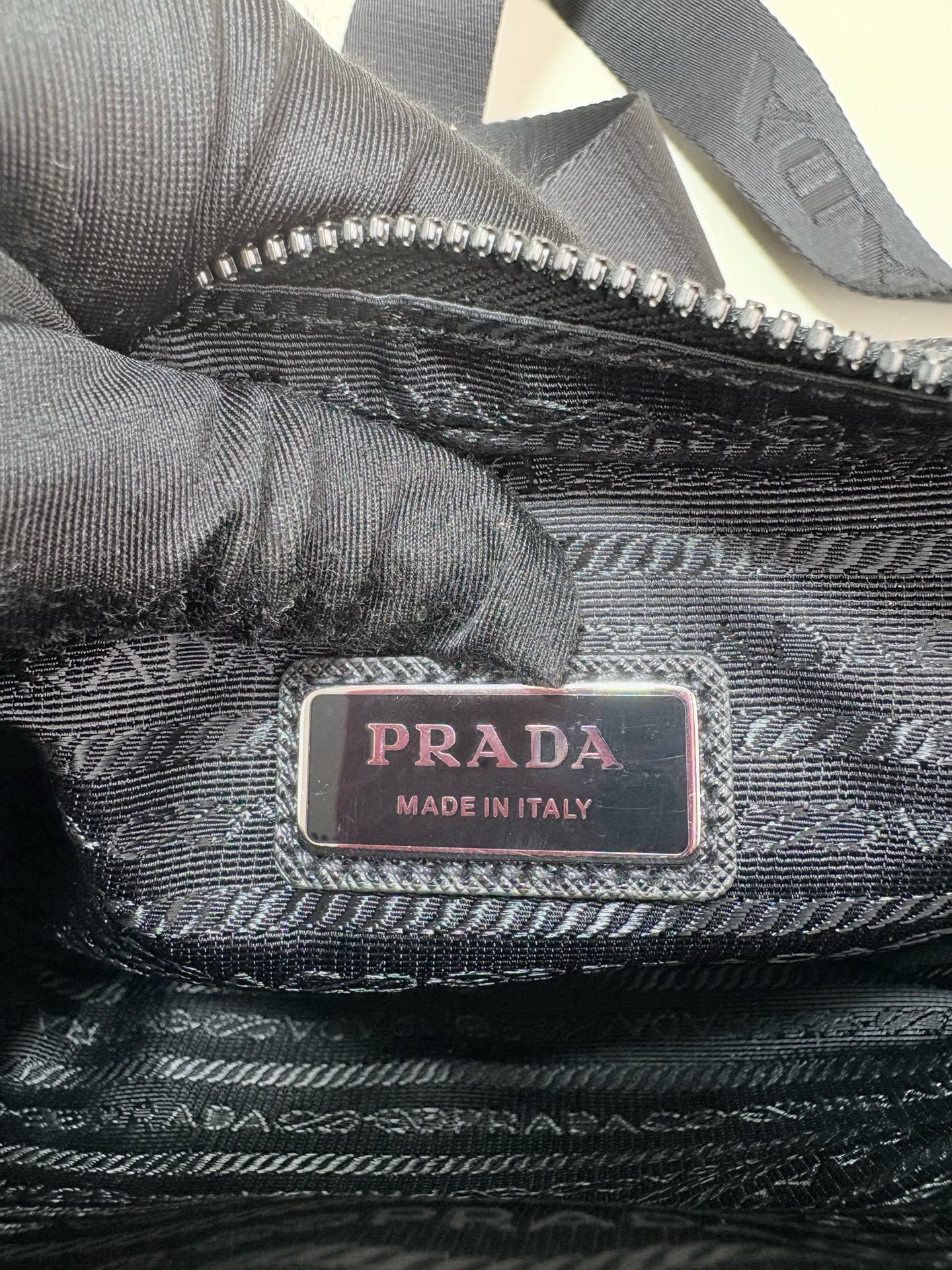 Prada PRADA Saffiano Black Nylon 3-in-1 Shoulder Bag Size ONE SIZE - 7 Thumbnail