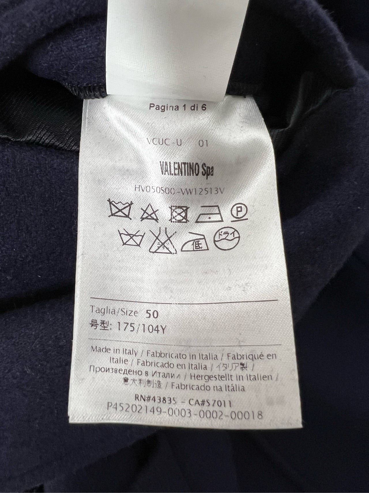 Valentino VALENTINO Wool Suit Jacket Size US M / EU 48-50 / 2 - 5 Thumbnail