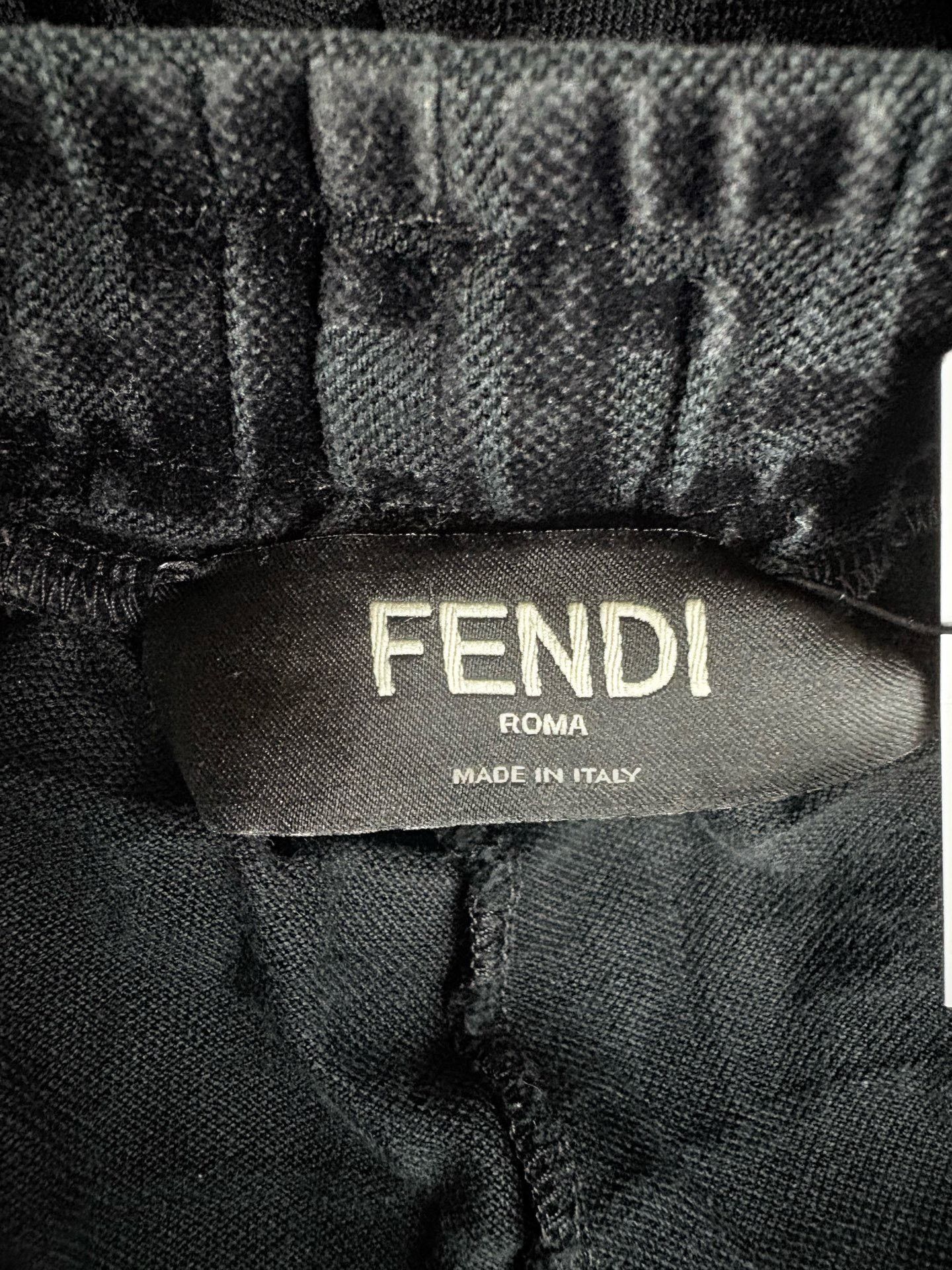 Fendi Fendi Flocked FF Logo Shorts Size US 34 / EU 50 - 3 Thumbnail