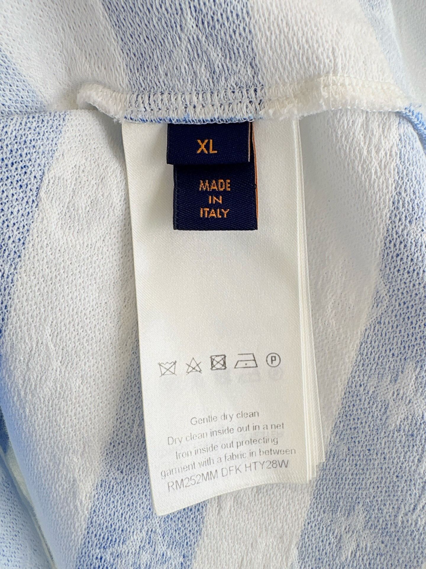 Louis Vuitton Louis Vuitton LV25 Striped Logo Polo Size US XL / EU 56 / 4 - 7 Thumbnail