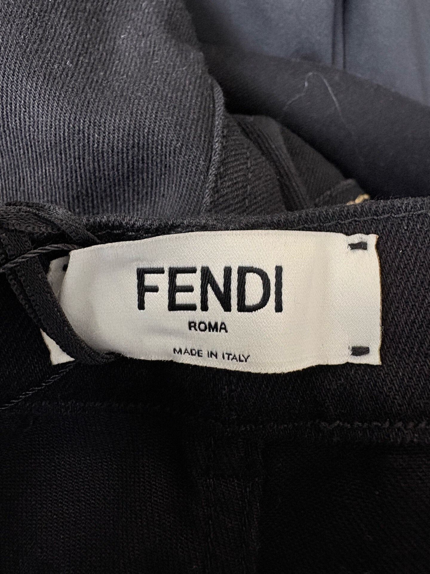 Fendi Fendi Gold Thread Back Leather Patch Jeans Size US 28 / EU 44 - 5 Thumbnail