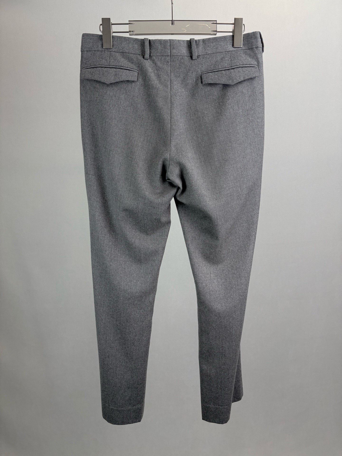 Dior DIOR Gray Wool Trousers Size US 30 / EU 46 - 2 Thumbnail