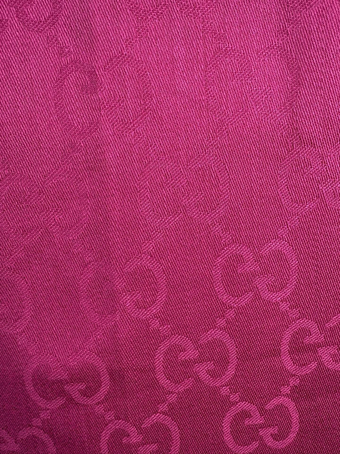 Gucci Gucci Double G Monogram Fringe Scarf Size ONE SIZE - 3 Thumbnail