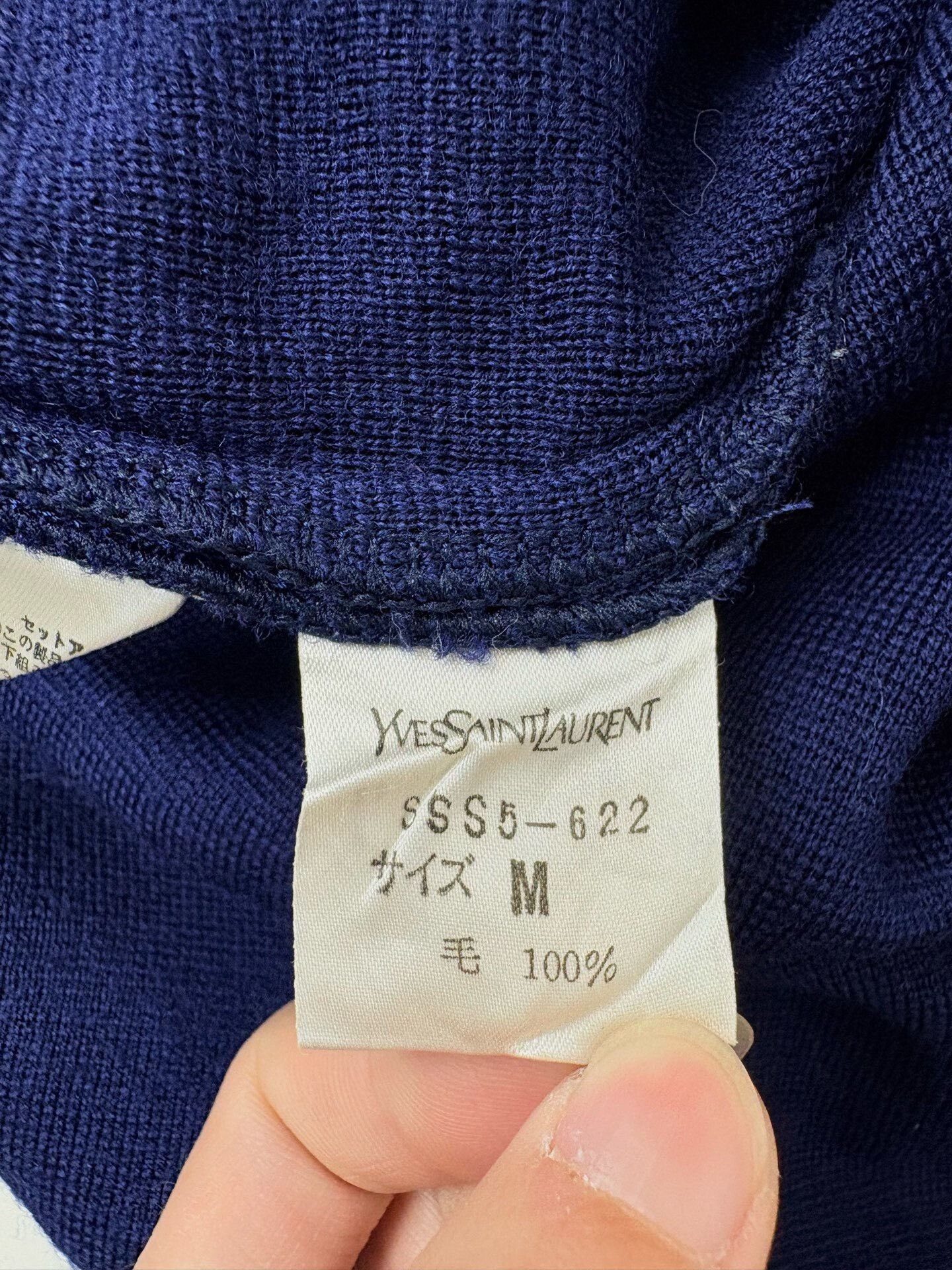 Saint Laurent Paris SAINT LAURENT SLP Gold Button Knit Sweater Size US M / EU 48-50 / 2 - 5 Thumbnail