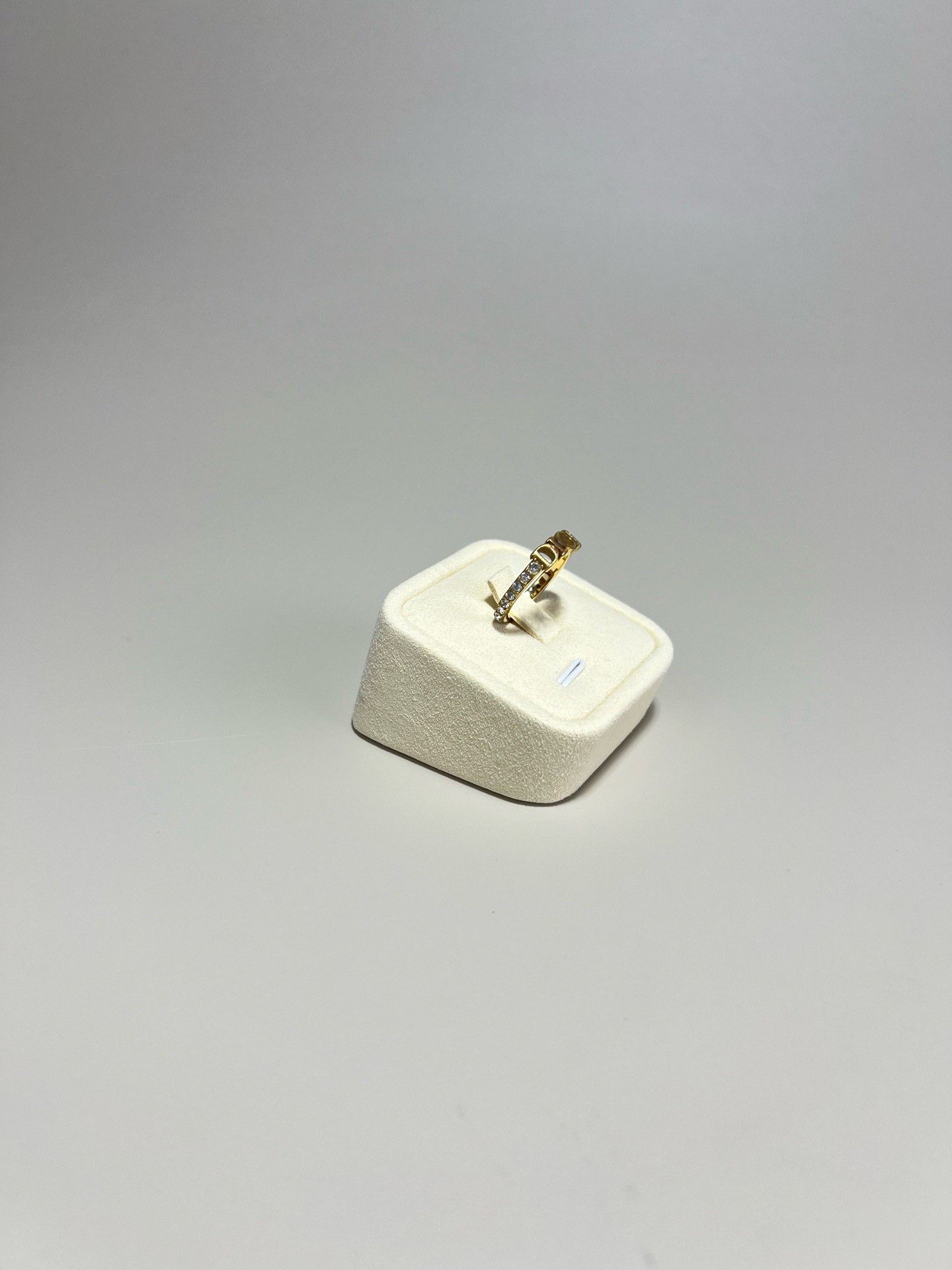 Dior DIOR Diamond-Encrusted Ring Size ONE SIZE - 2 Thumbnail