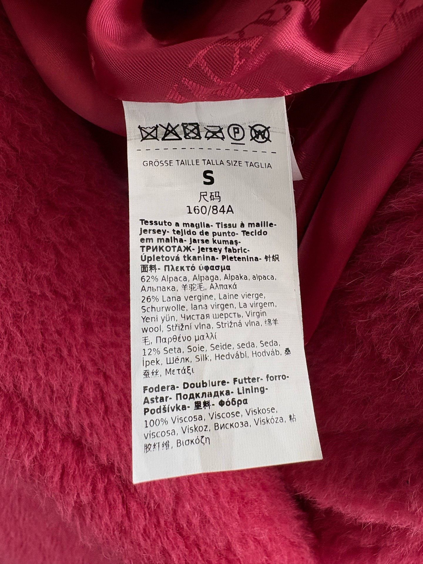 Max Mara MAXMARA Pink Teddy Bear Coat Size S / US 4 / IT 40 - 4 Thumbnail