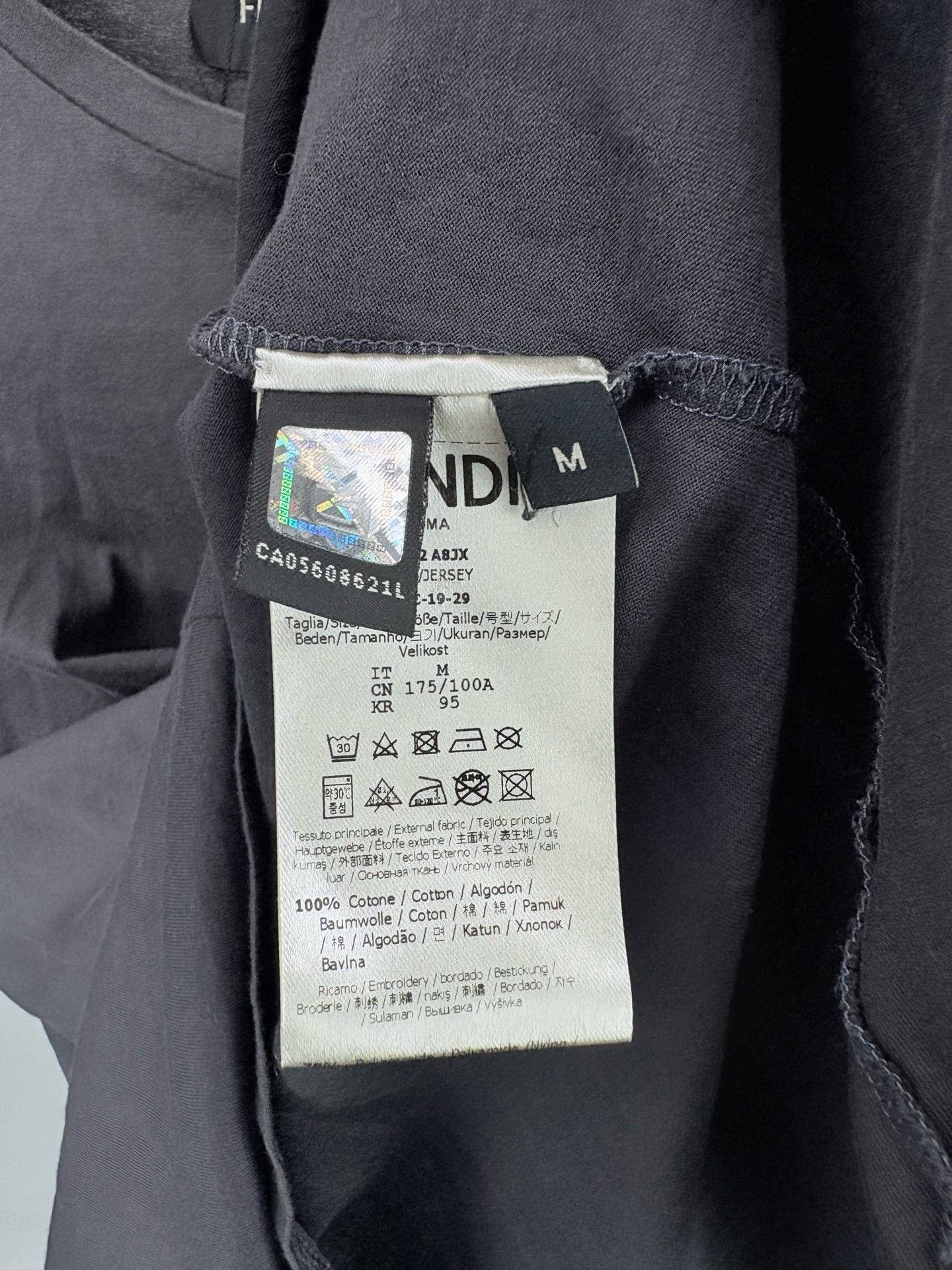 Fendi Fendi Arm Patch Logo Long Sleeve Sweatshirt Size M / US 6-8 / IT 42-44 - 5 Thumbnail