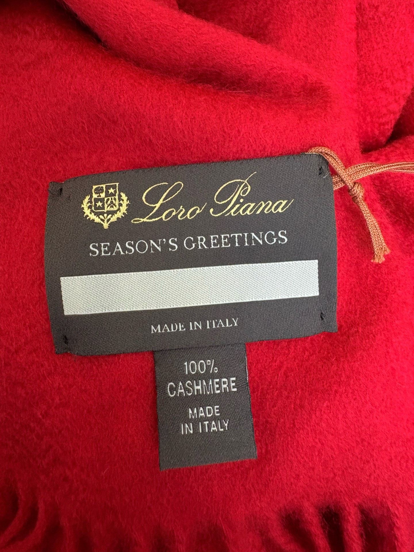 Loro Piana LORO PIANA Cashmere Fringe Scarf Size ONE SIZE - 3 Thumbnail