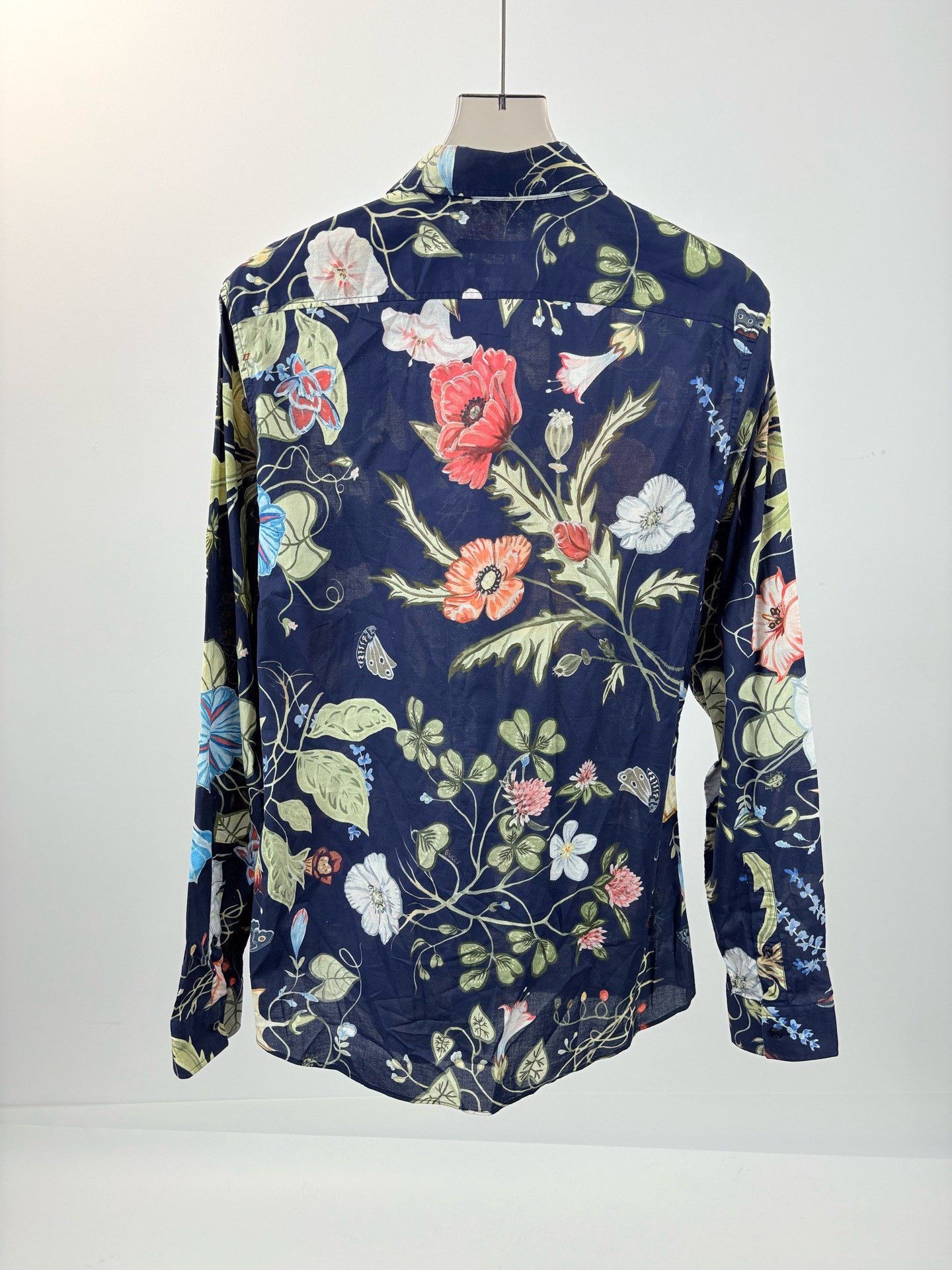 Gucci Gucci Floral Butterfly Long Sleeve Shirt Size US XS / EU 42 / 0 - 2 Thumbnail