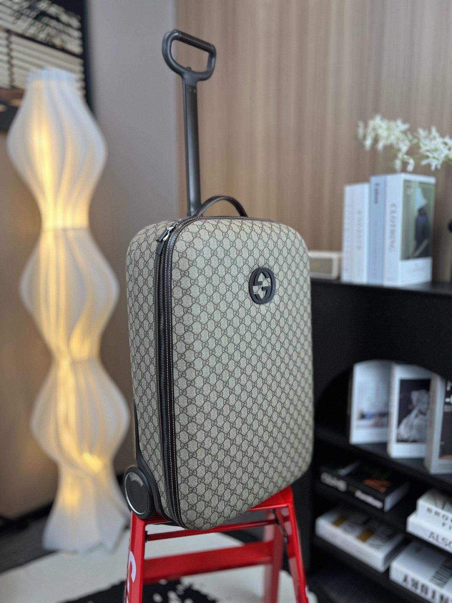 Gucci Gucci Brown Monogram Logo Luggage Size ONE SIZE - 2 Thumbnail
