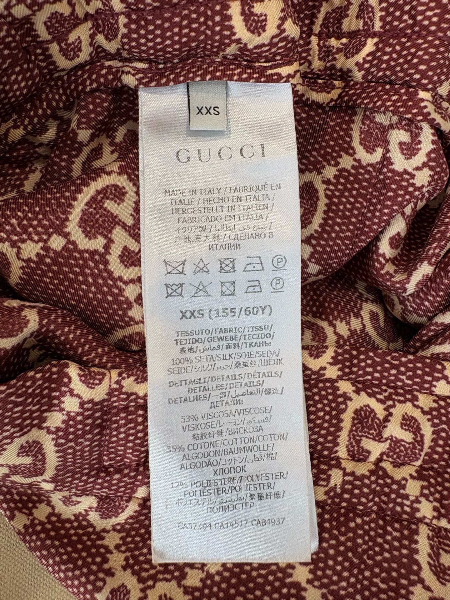 Gucci Gucci Monogram Logo Silk Pants Size 22" - 6 Thumbnail
