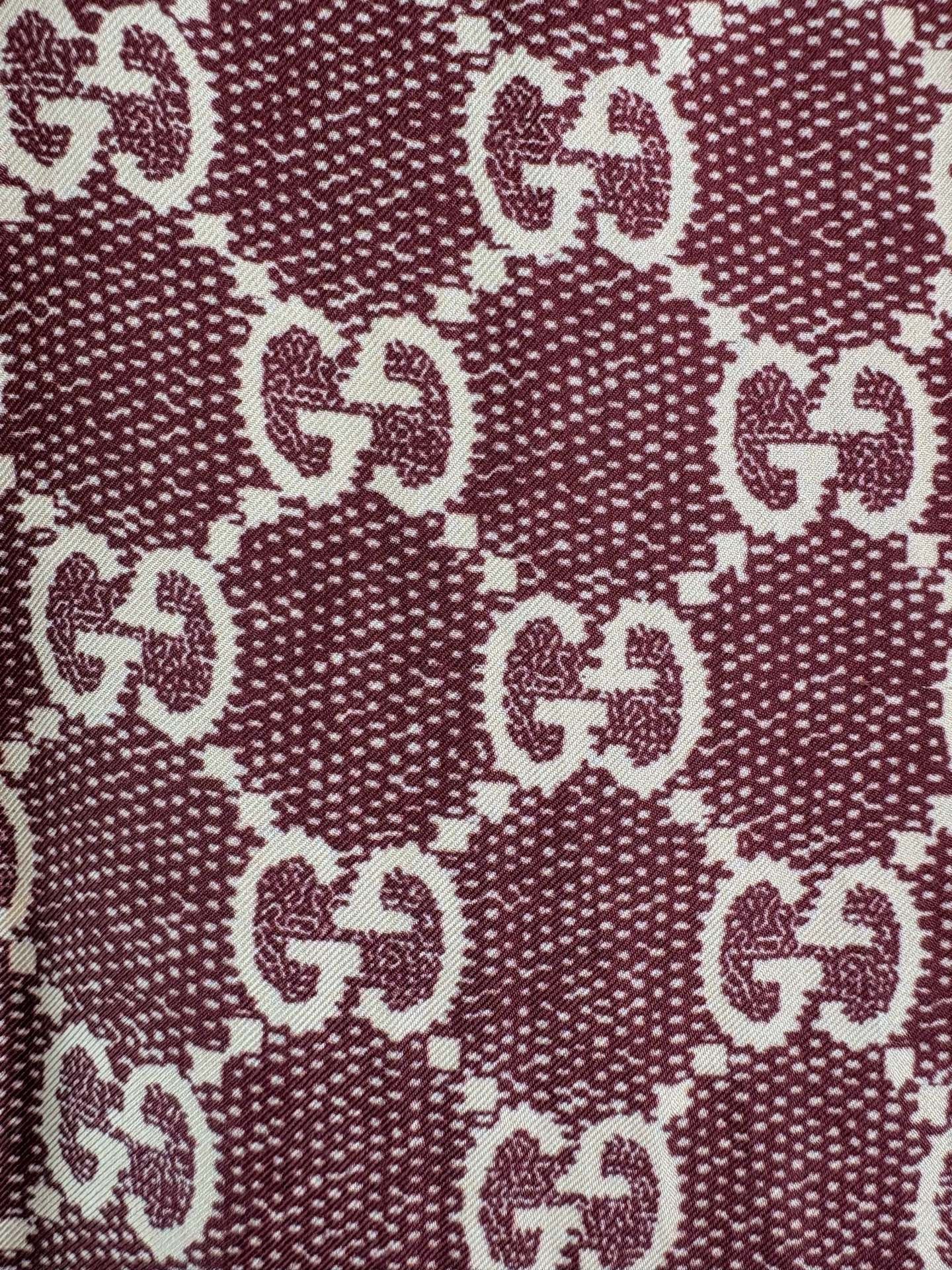 Gucci Gucci Monogram Logo Silk Pants Size 22" - 3 Thumbnail