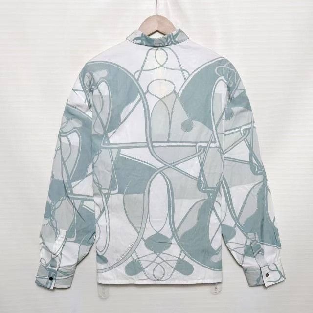 Hermes Hermes Horse Abstract Print Silk Blend Shirt Size US M / EU 48-50 / 2 - 2 Thumbnail