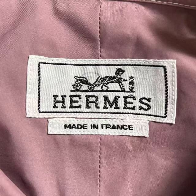 Hermes Hermes Spliced Quilted Lapel Long-Sleeve Shirt Size M / US 6-8 / IT 42-44 - 5 Thumbnail