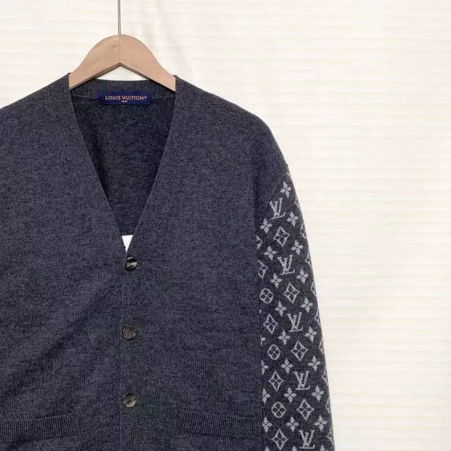 Louis Vuitton Louis Vuitton SS23 Logo V-Neck Knit Sweater Size US L / EU 52-54 / 3 - 3 Thumbnail