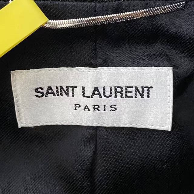 Yves Saint Laurent Yves Saint Laurent Leather Jacket Size 48 Size US M / EU 48-50 / 2 - 4 Thumbnail