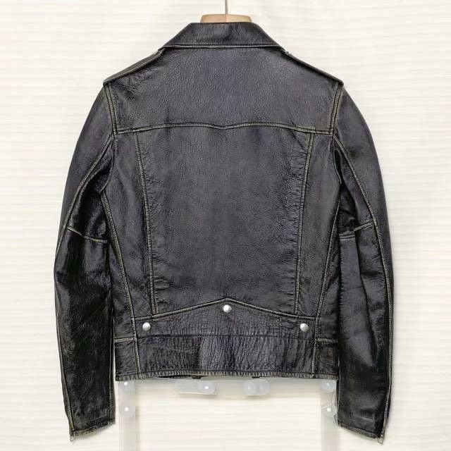 Yves Saint Laurent Yves Saint Laurent Leather Jacket Size 48 Size US M / EU 48-50 / 2 - 2 Thumbnail