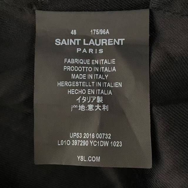 Yves Saint Laurent Yves Saint Laurent Leather Jacket Size 48 Size US M / EU 48-50 / 2 - 5 Thumbnail
