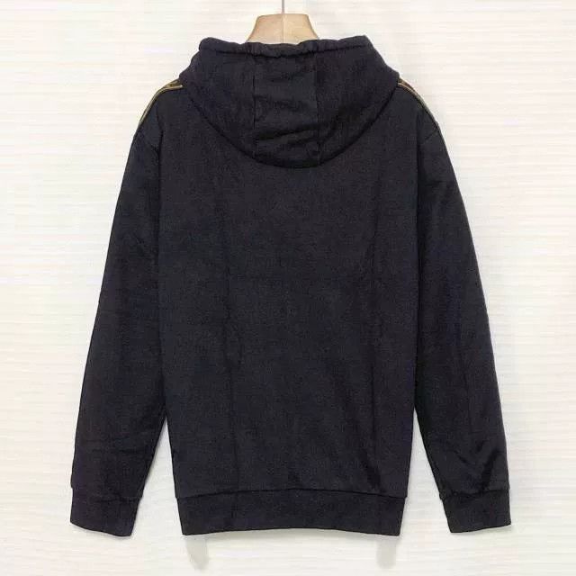 Fendi Fendi Men's FF Logo Tape Hoodie Size US L / EU 52-54 / 3 - 2 Thumbnail