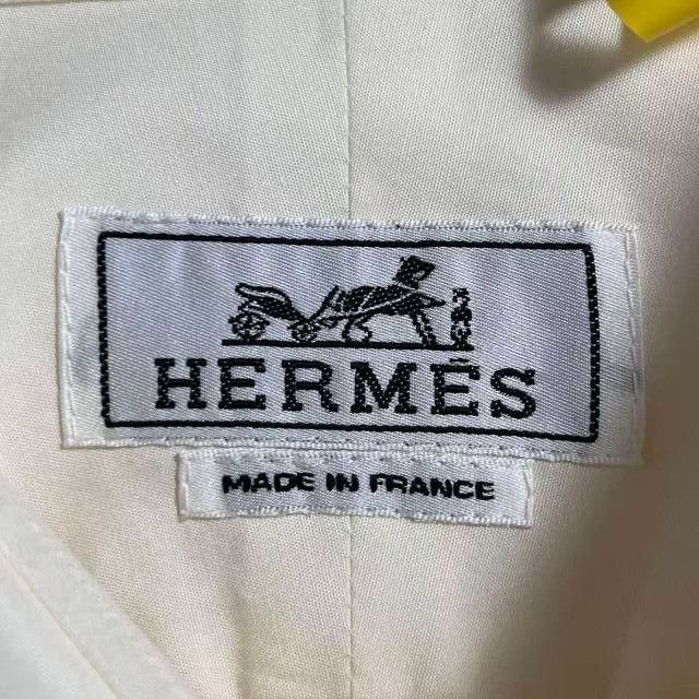 Hermes Hermès Beige Shirt Size US XXS / EU 40 - 4 Thumbnail