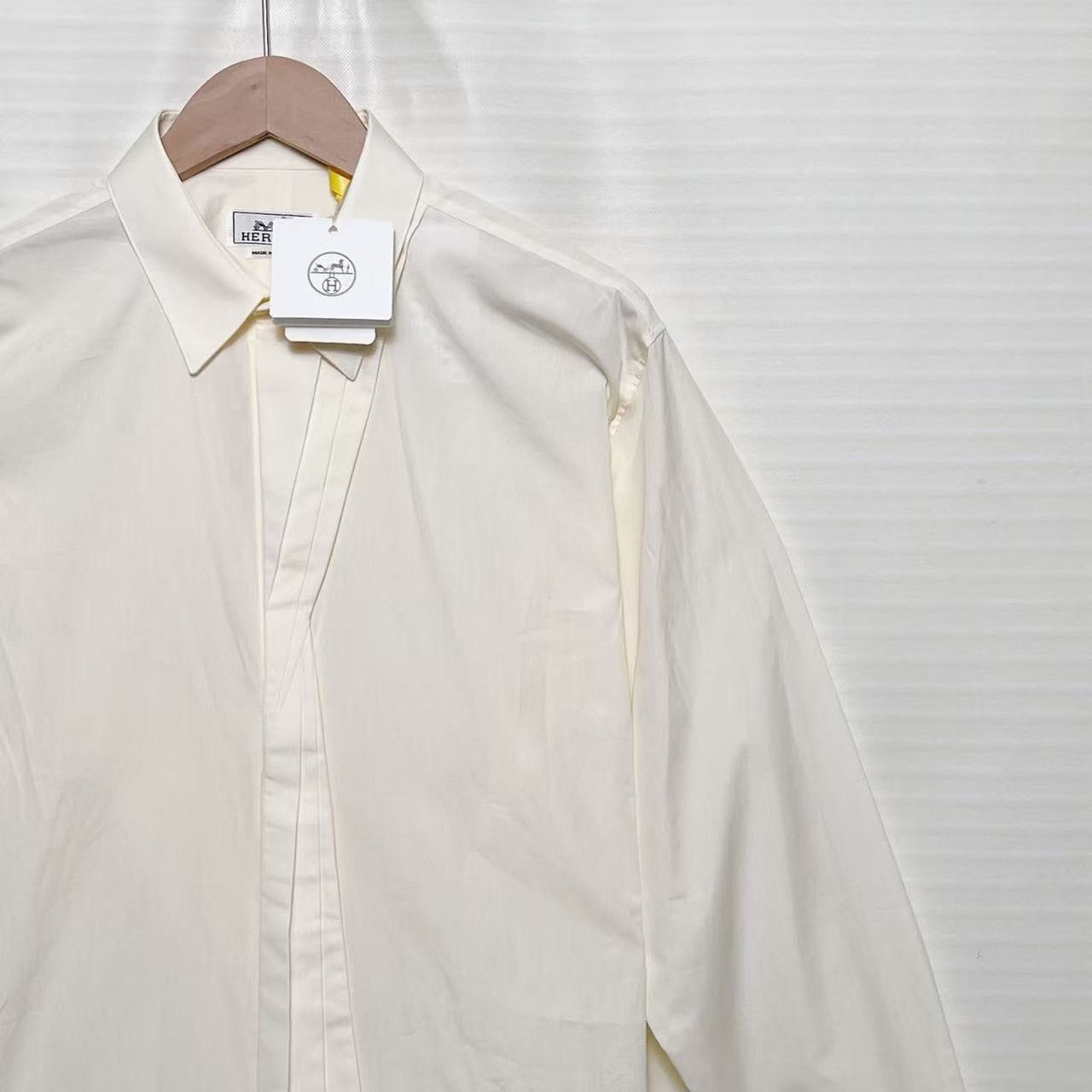 Hermes Hermès Beige Shirt Size US XXS / EU 40 - 3 Thumbnail