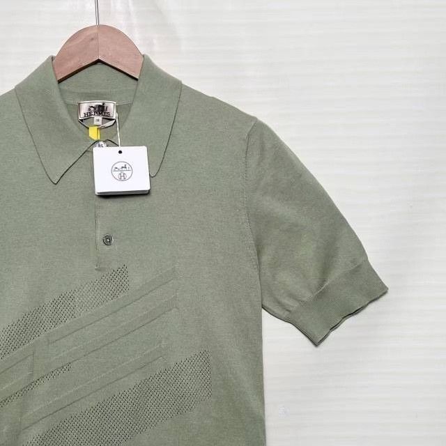 Hermes HERMES Men's Short Sleeve Knitwear Size US XS / EU 42 / 0 - 3 Thumbnail