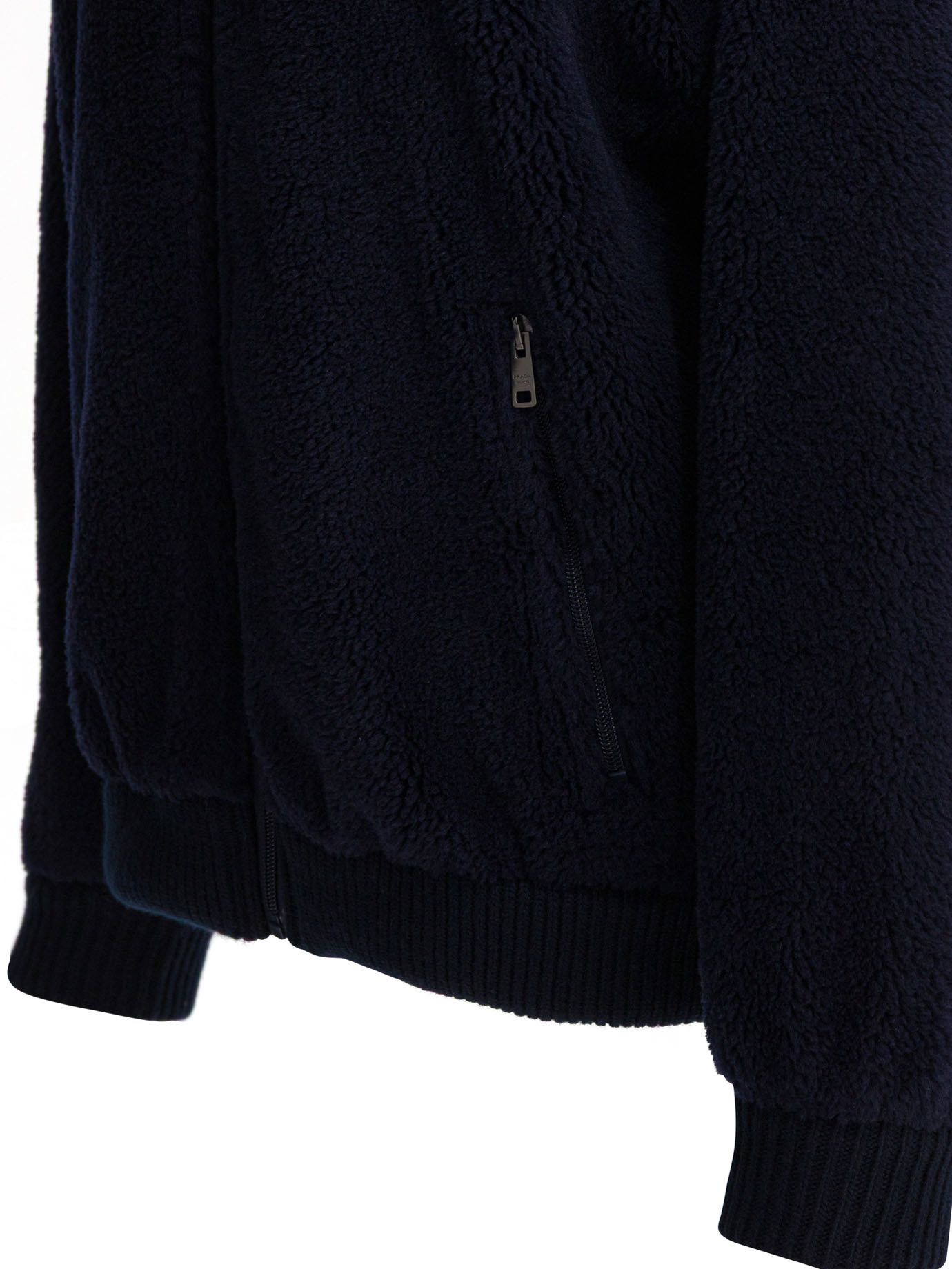 Prada Prada Wool-Blend Fleece Jacket tag size M Women - USA Duties Paid Size M / US 6-8 / IT 42-44 - 4 Thumbnail