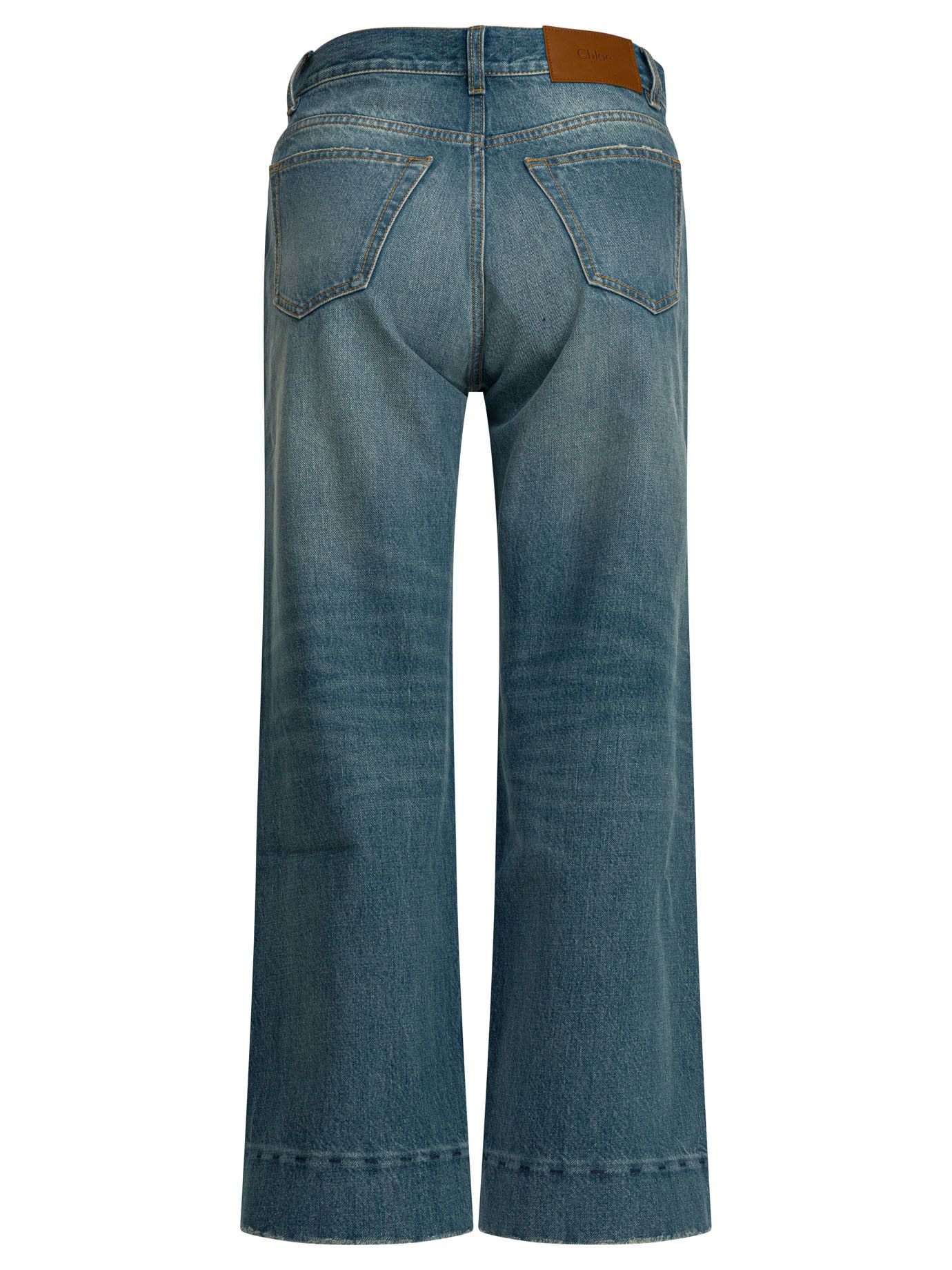 Chloe Chloé Short Wide Leg Jeans tag size 26 Women - USA Duties Paid Size 26" / US 2 / IT 38 - 2 Thumbnail