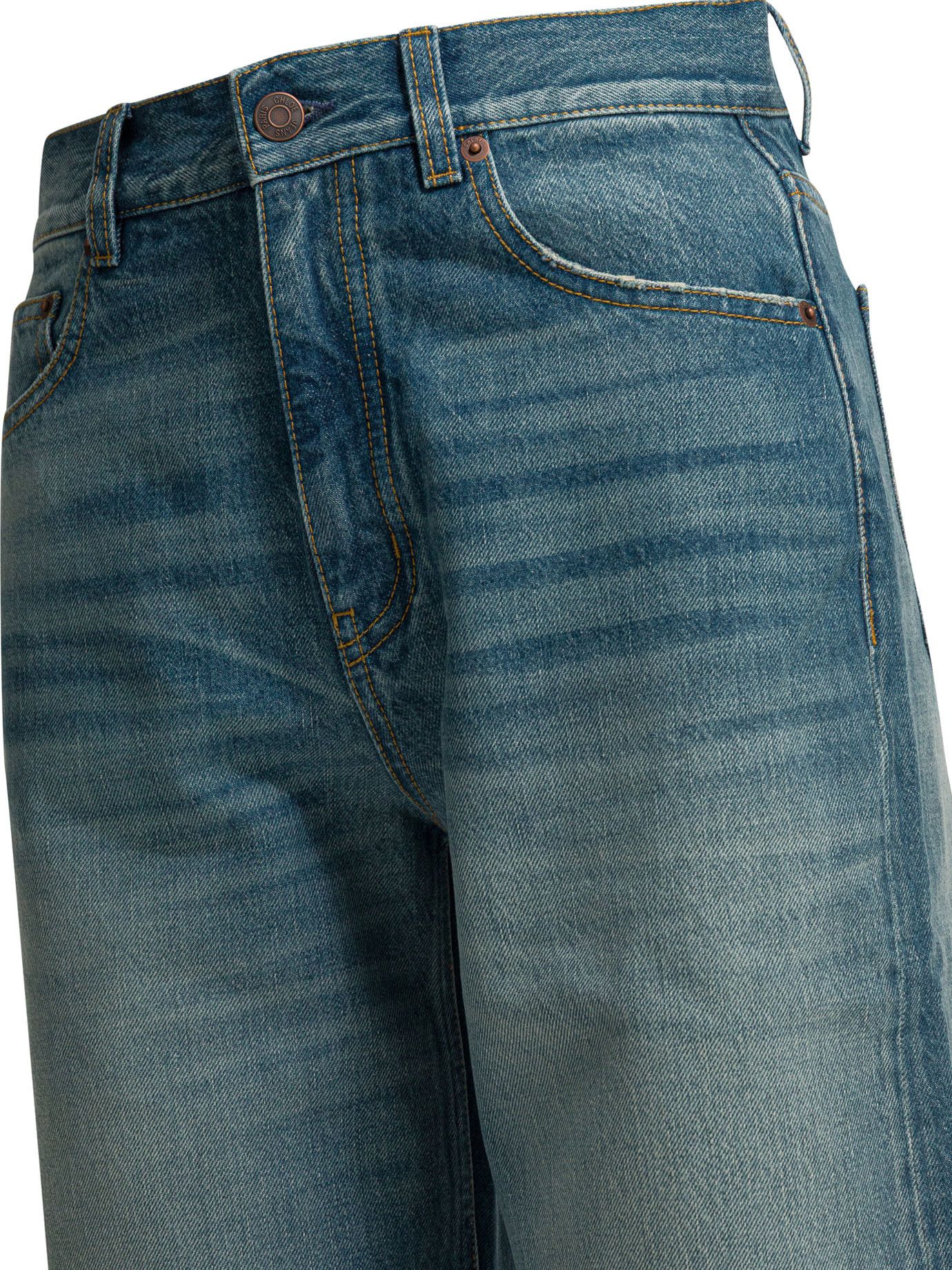 Chloe Chloé Short Wide Leg Jeans tag size 26 Women - USA Duties Paid Size 26" / US 2 / IT 38 - 3 Thumbnail
