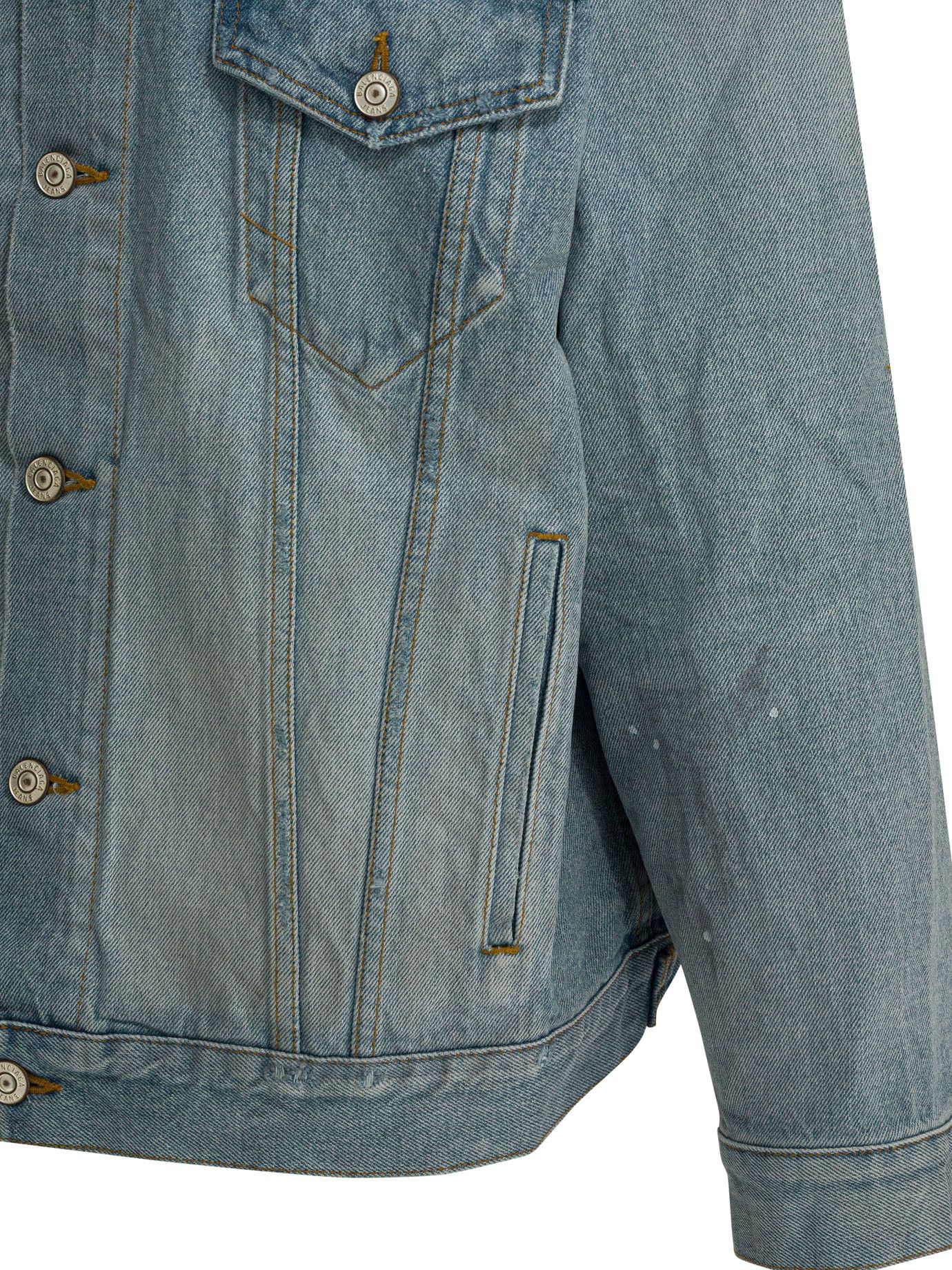 Balenciaga Balenciaga Denim Jacket tag size S Women - USA Duties Paid Size S / US 4 / IT 40 - 4 Thumbnail