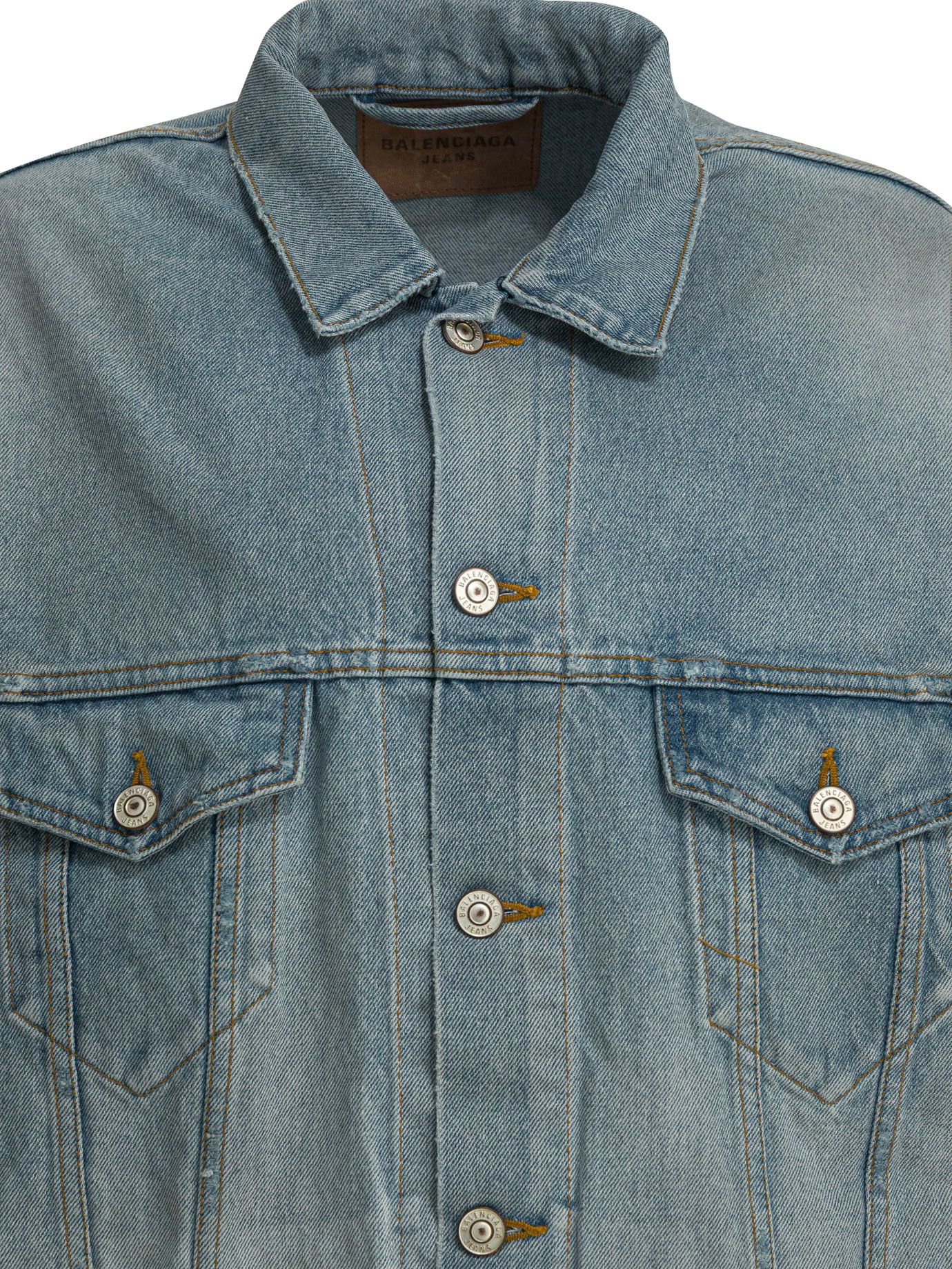 Balenciaga Balenciaga Denim Jacket tag size S Women - USA Duties Paid Size S / US 4 / IT 40 - 3 Thumbnail