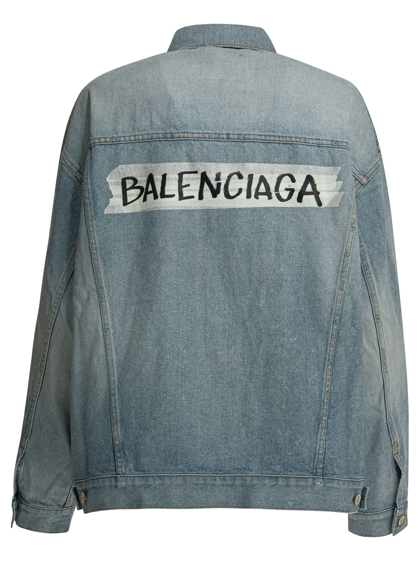 Balenciaga Balenciaga Denim Jacket tag size S Women - USA Duties Paid Size S / US 4 / IT 40 - 2 Thumbnail