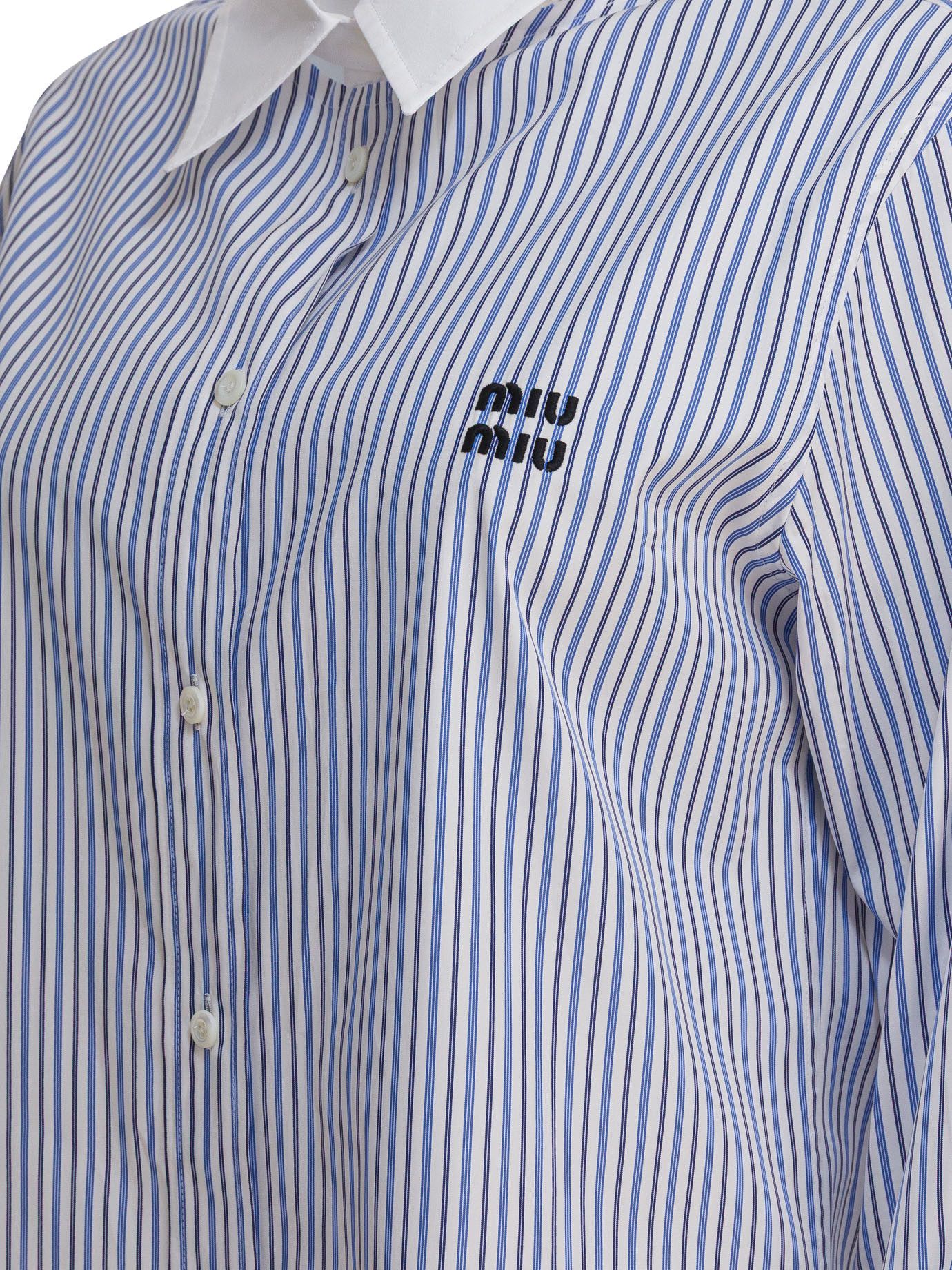 Miu Miu Miu Miu Cotton Poplin Shirt tag size 40 Women - USA Duties Paid Size S / US 4 / IT 40 - 4 Thumbnail