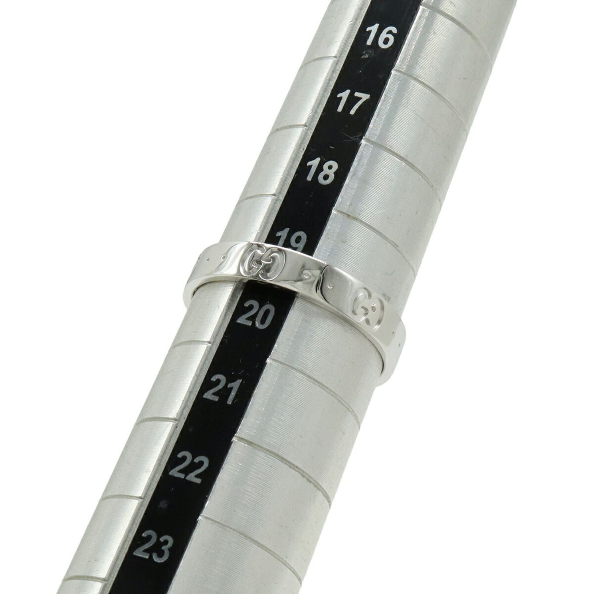 Gucci GUCCI Icon Ring GG 18KWG 750WG White Gold #20 (approx. Japanese size 1) Size ONE SIZE - 6 Thumbnail