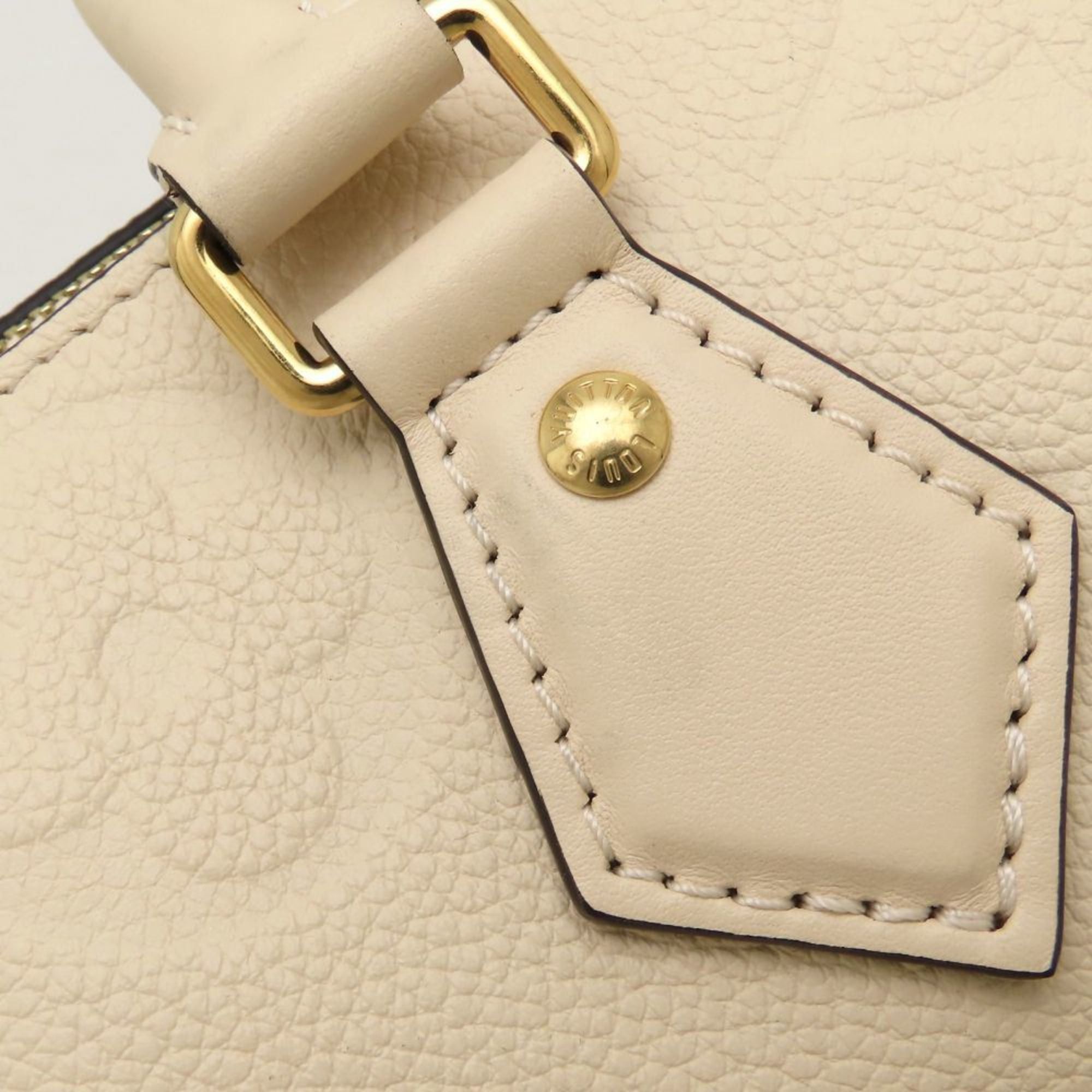 Louis Vuitton Louis Vuitton Monogram Empreinte Speedy Bandoulière 20 2-Way Handbag M58954 Cream Women's 353172 Size ONE SIZE - 14 Thumbnail