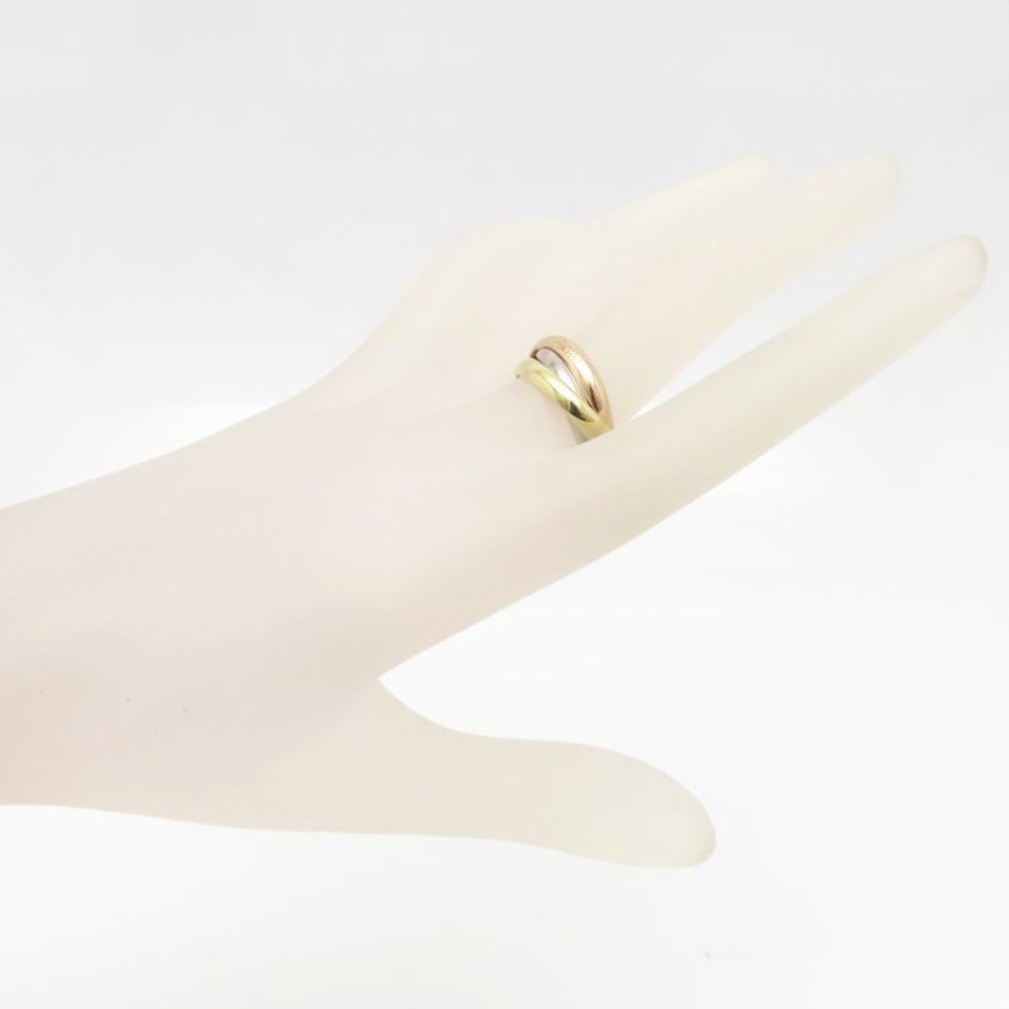 Cartier CARTIER Trinity Ring, Size #57, 18K Three-Color Gold, Women's, B4234200 295228 Size ONE SIZE - 3 Thumbnail