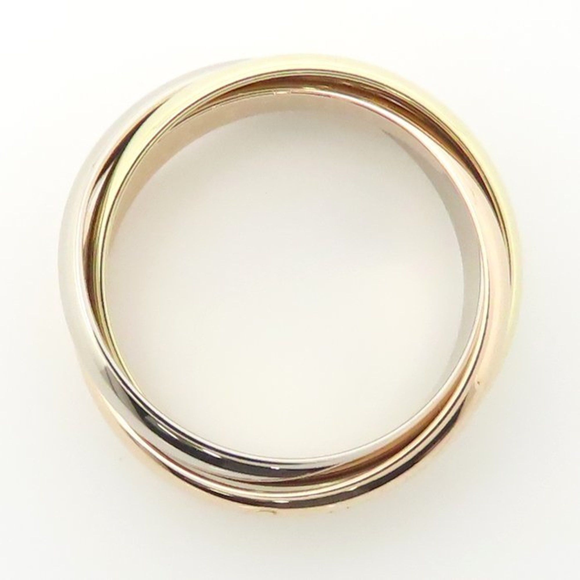 Cartier CARTIER Trinity Ring, Size #57, 18K Three-Color Gold, Women's, B4234200 295228 Size ONE SIZE - 5 Thumbnail